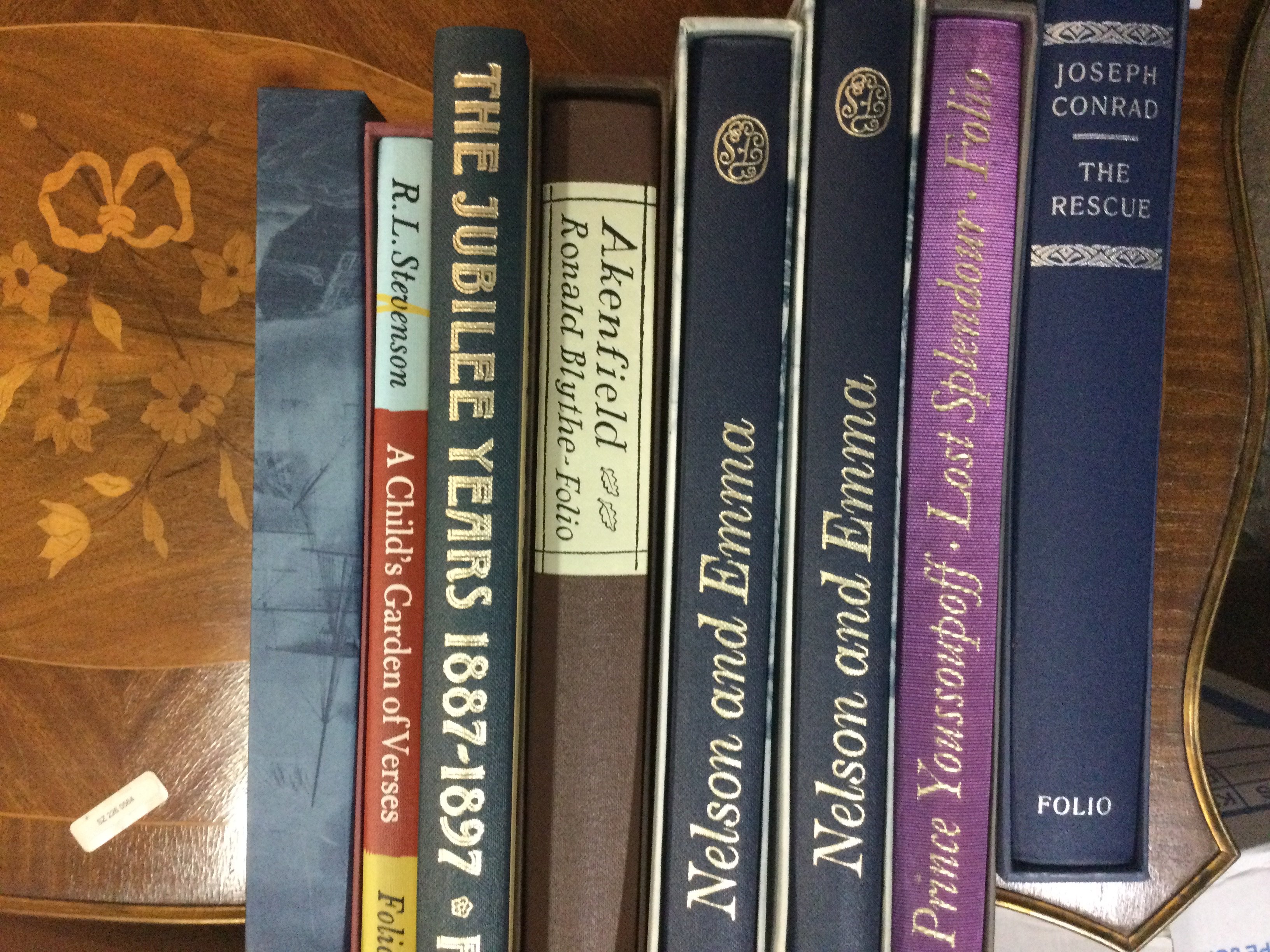 A collection of 19 books including Folio Society .