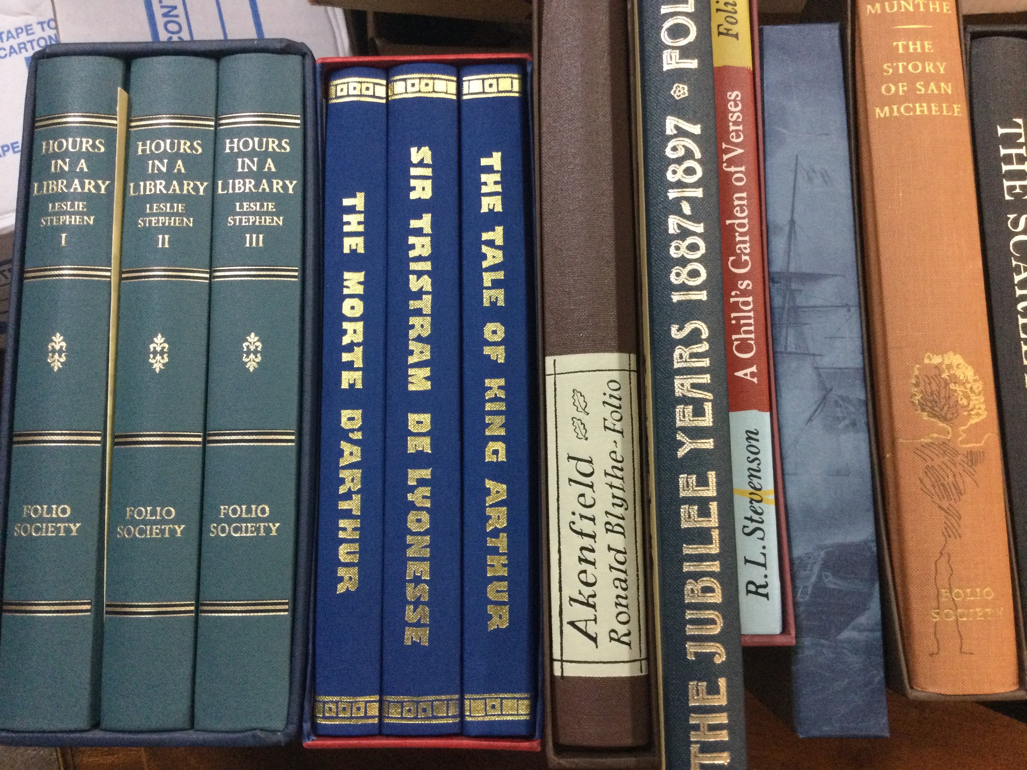 A collection of 31 books including Folio Society.