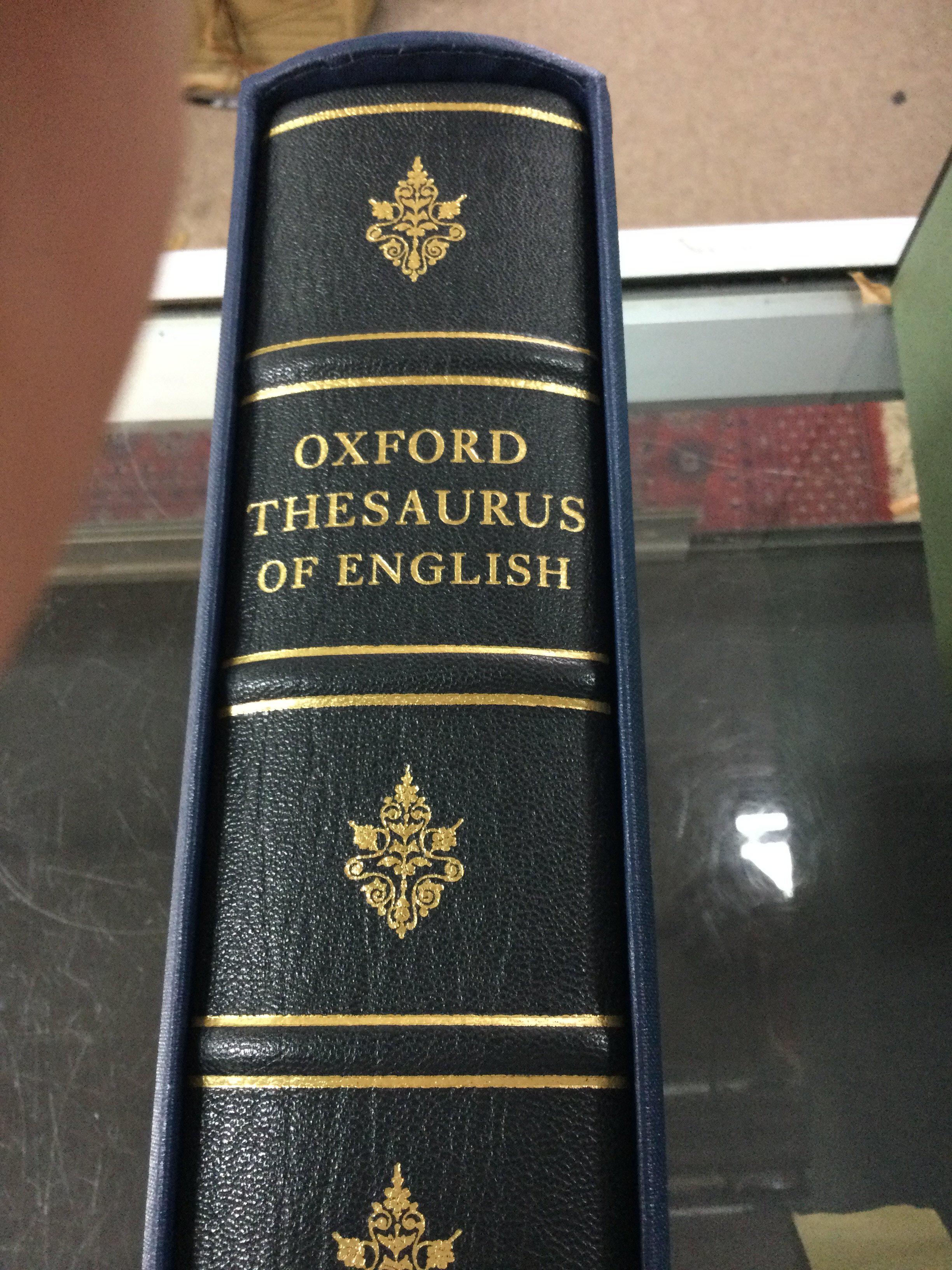 Folio Society Oxford Thesaurus.