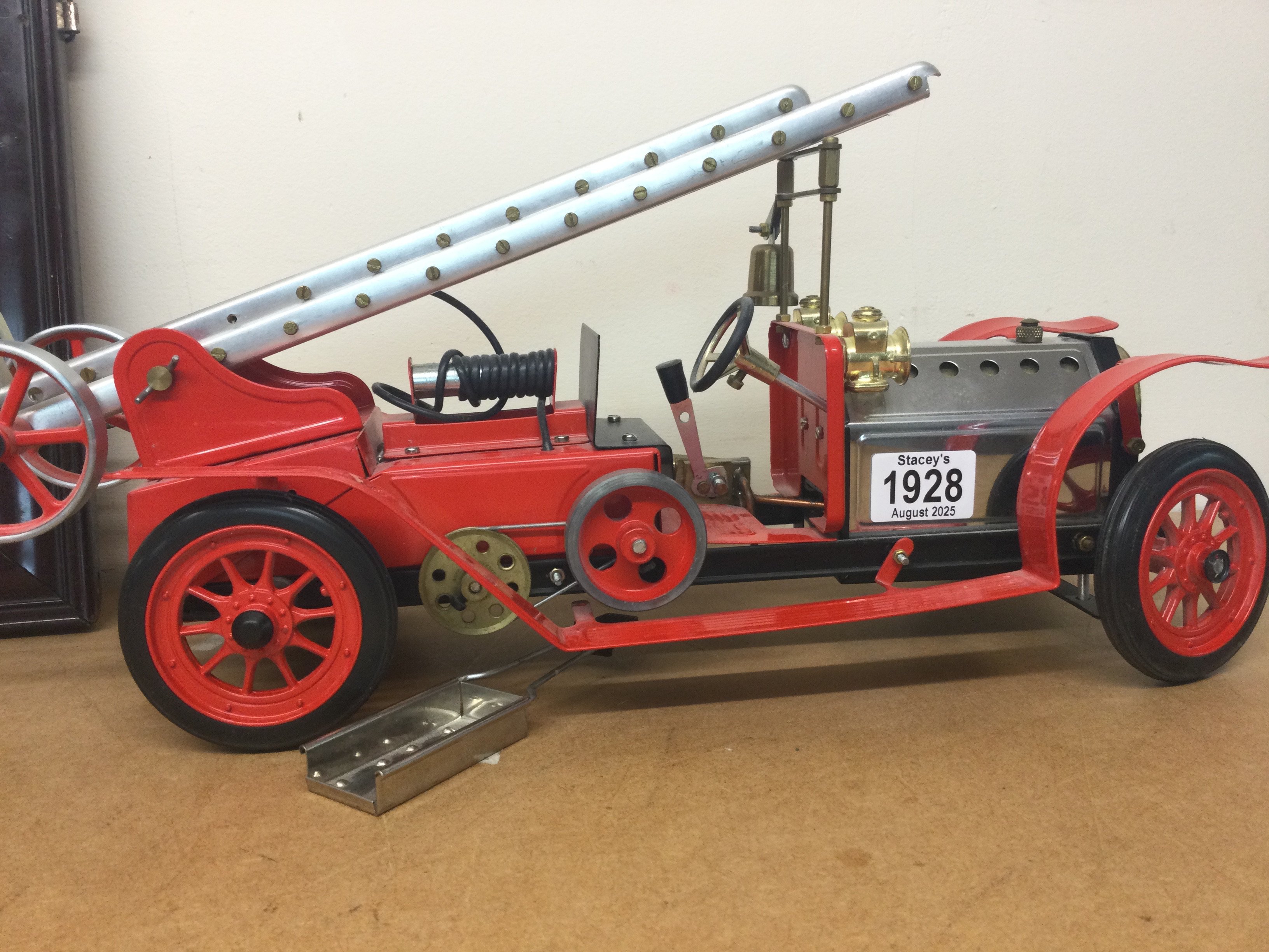 A Mamod fire engine.