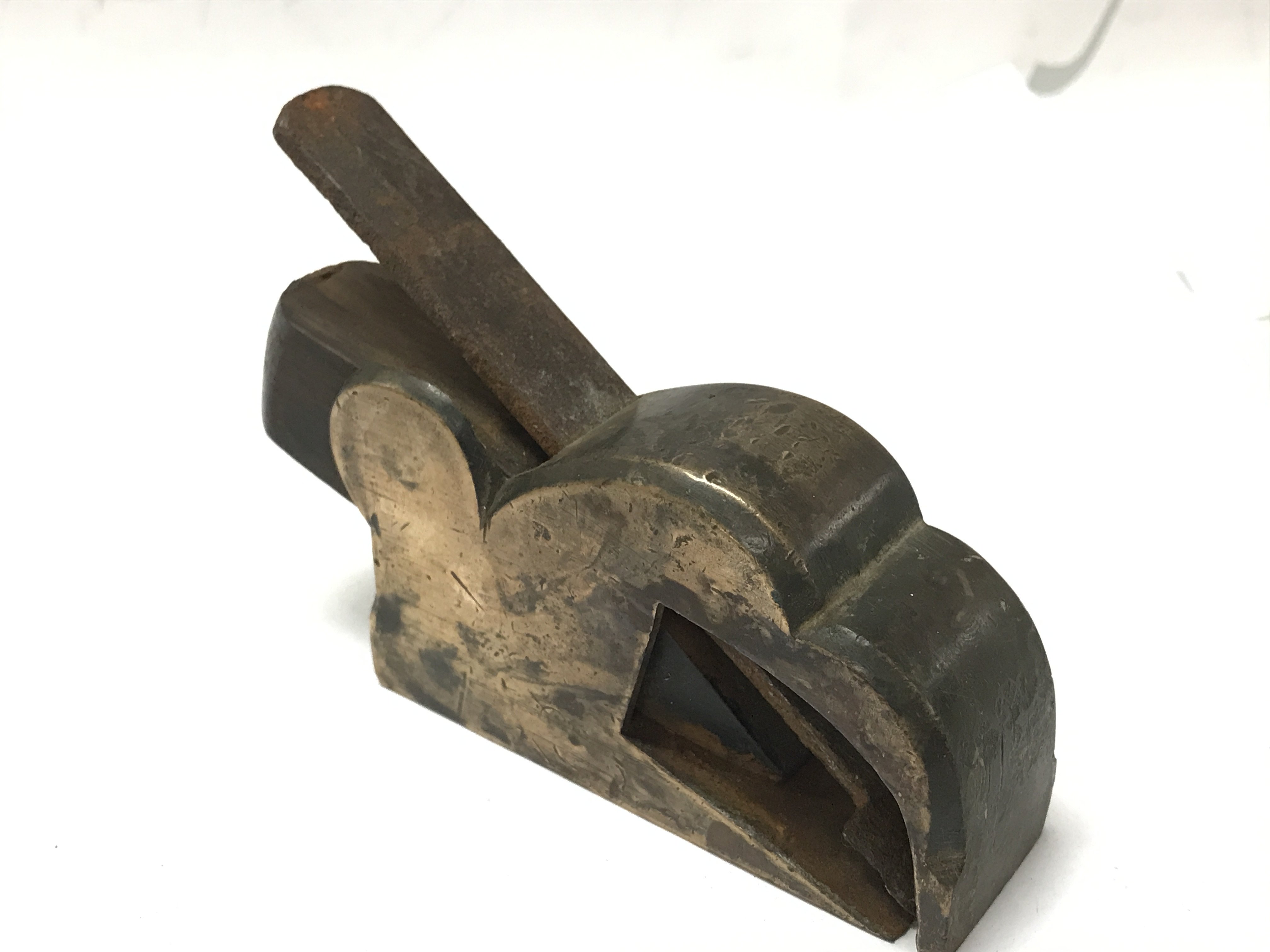 A brass bull nose plane , postage category A