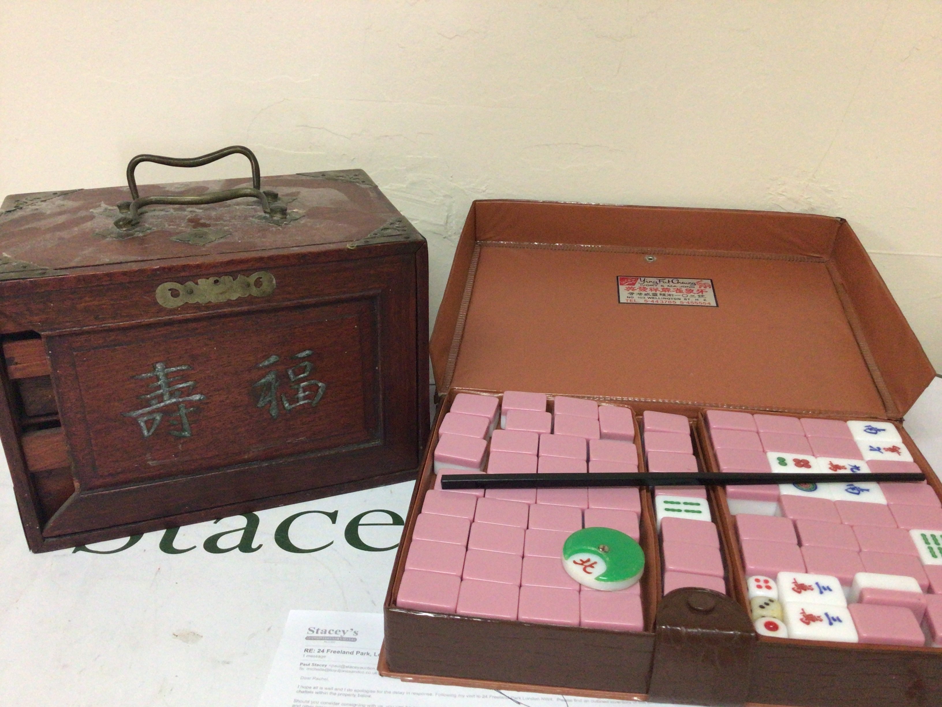 Two Chinese Mahjong sets (2)