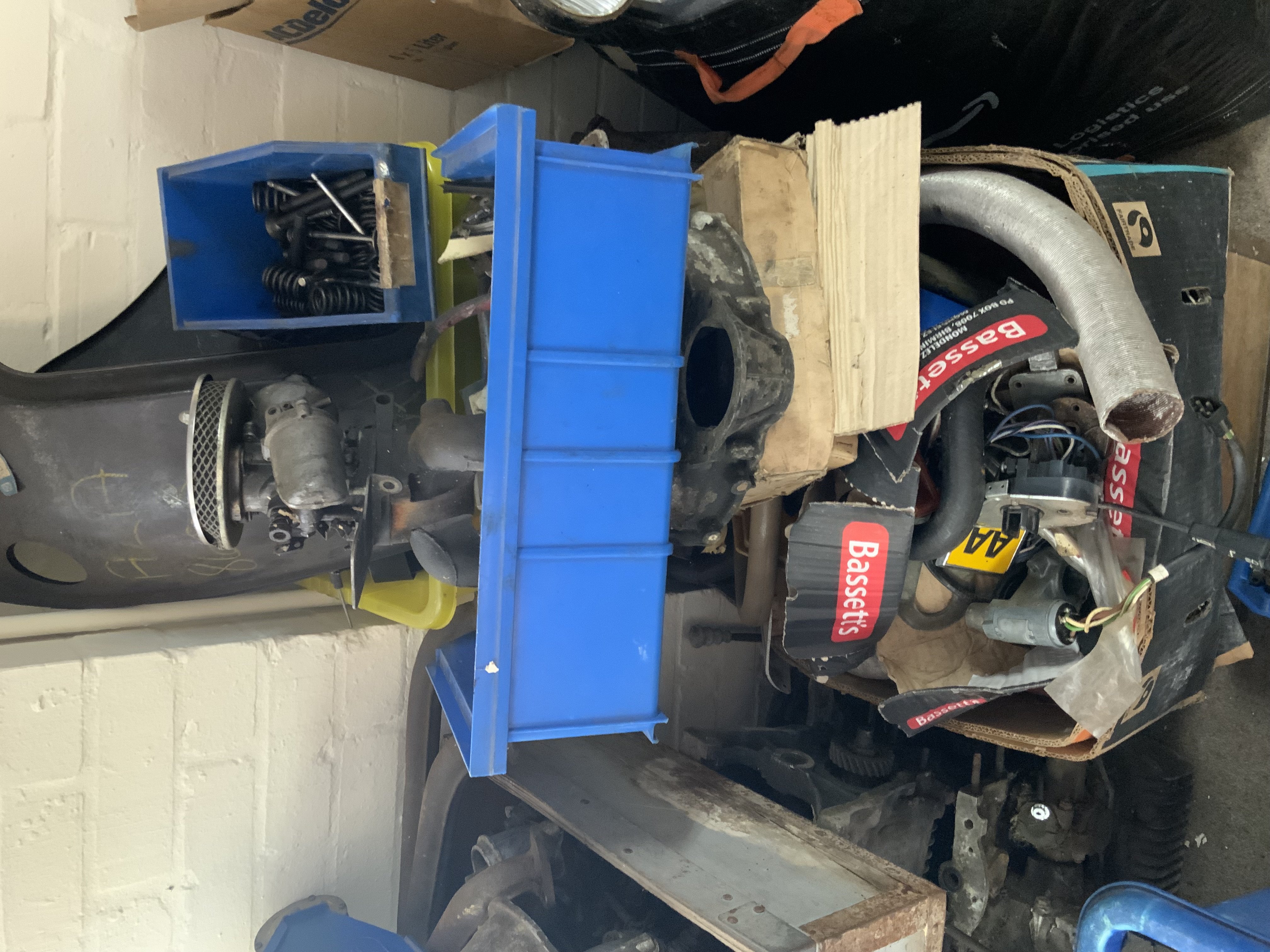 Vintage Mini Cooper parts, an extensive collection of parts for various Minis and other vintage vehicles.