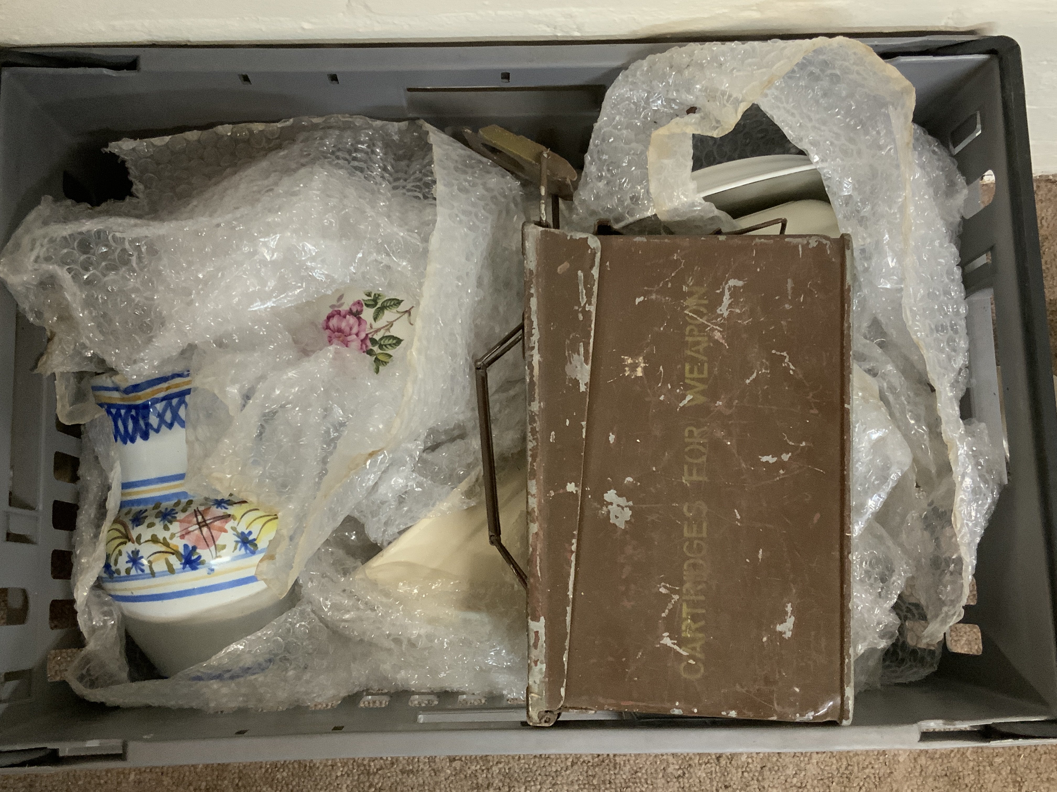 2 boxes of various ceramics etc..