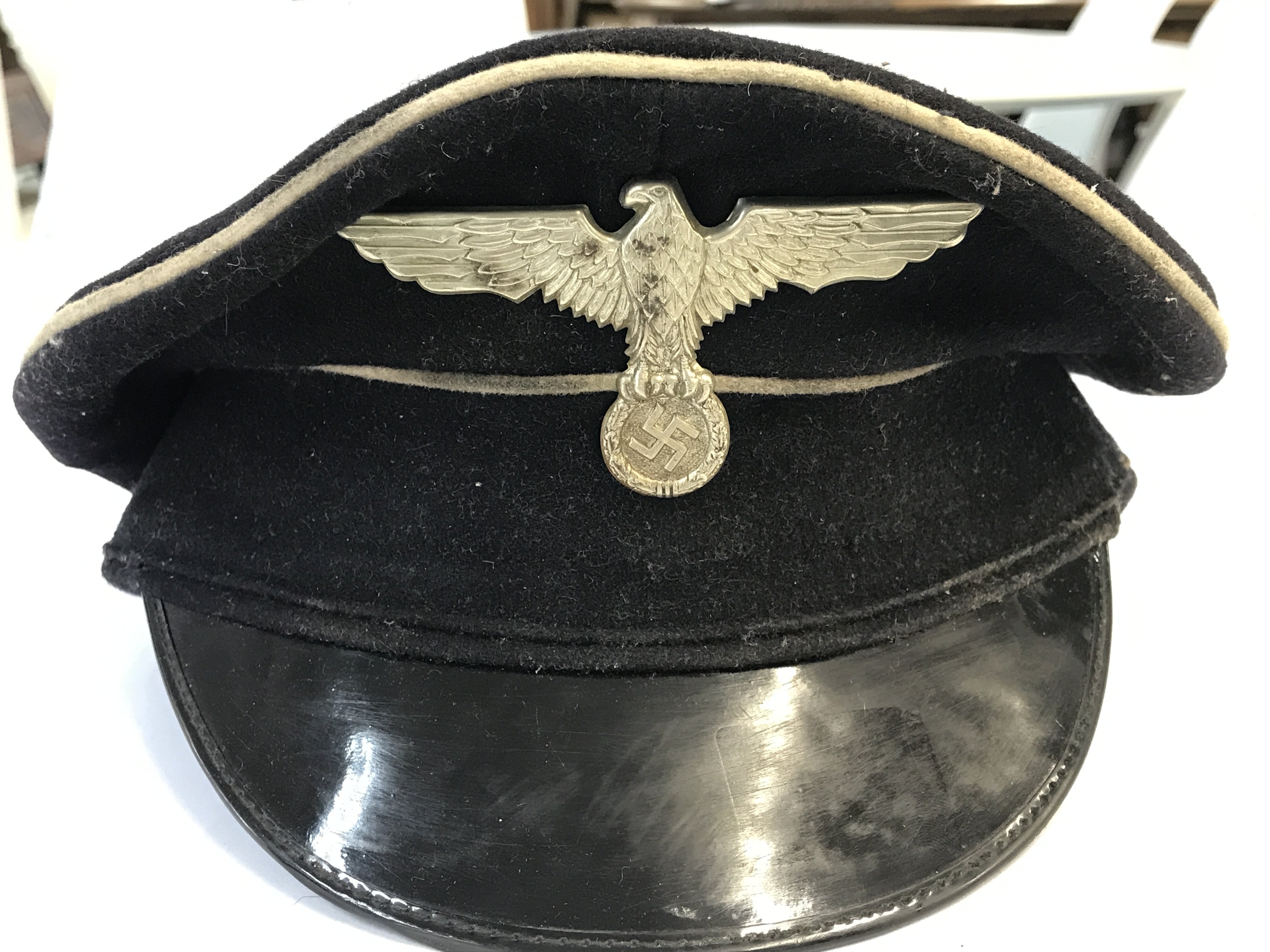 A German Third Reich II world war NCO hat .postage category B