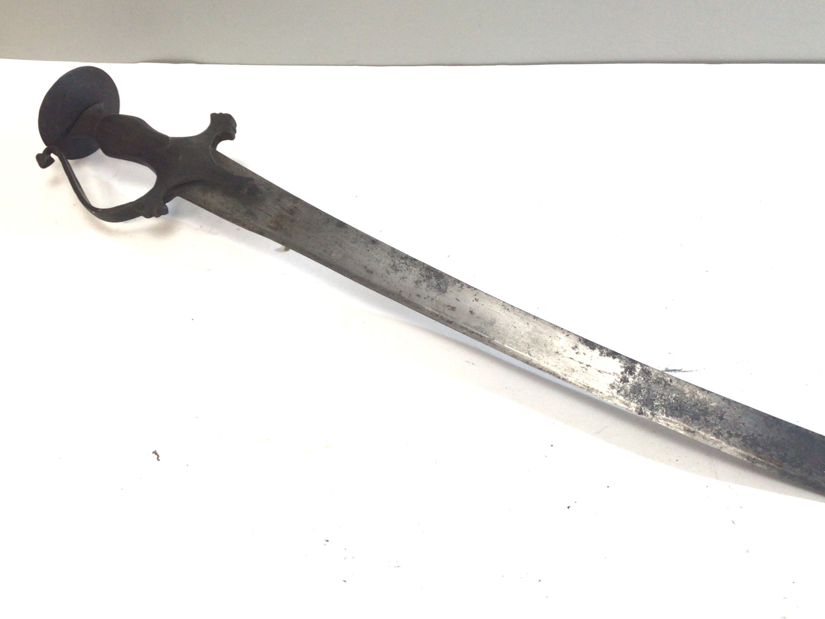 An Antique steel Indian Talawar Sword. No scabbard.