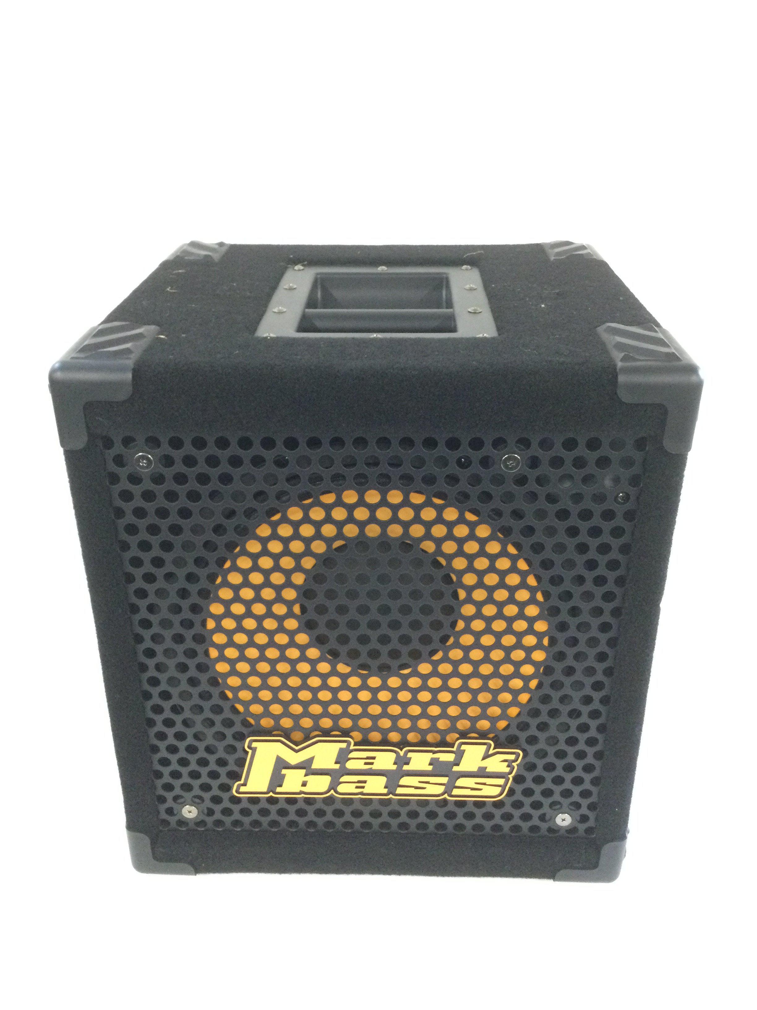 A Mark Bass New York 121 1x12" cabinet with original cover.