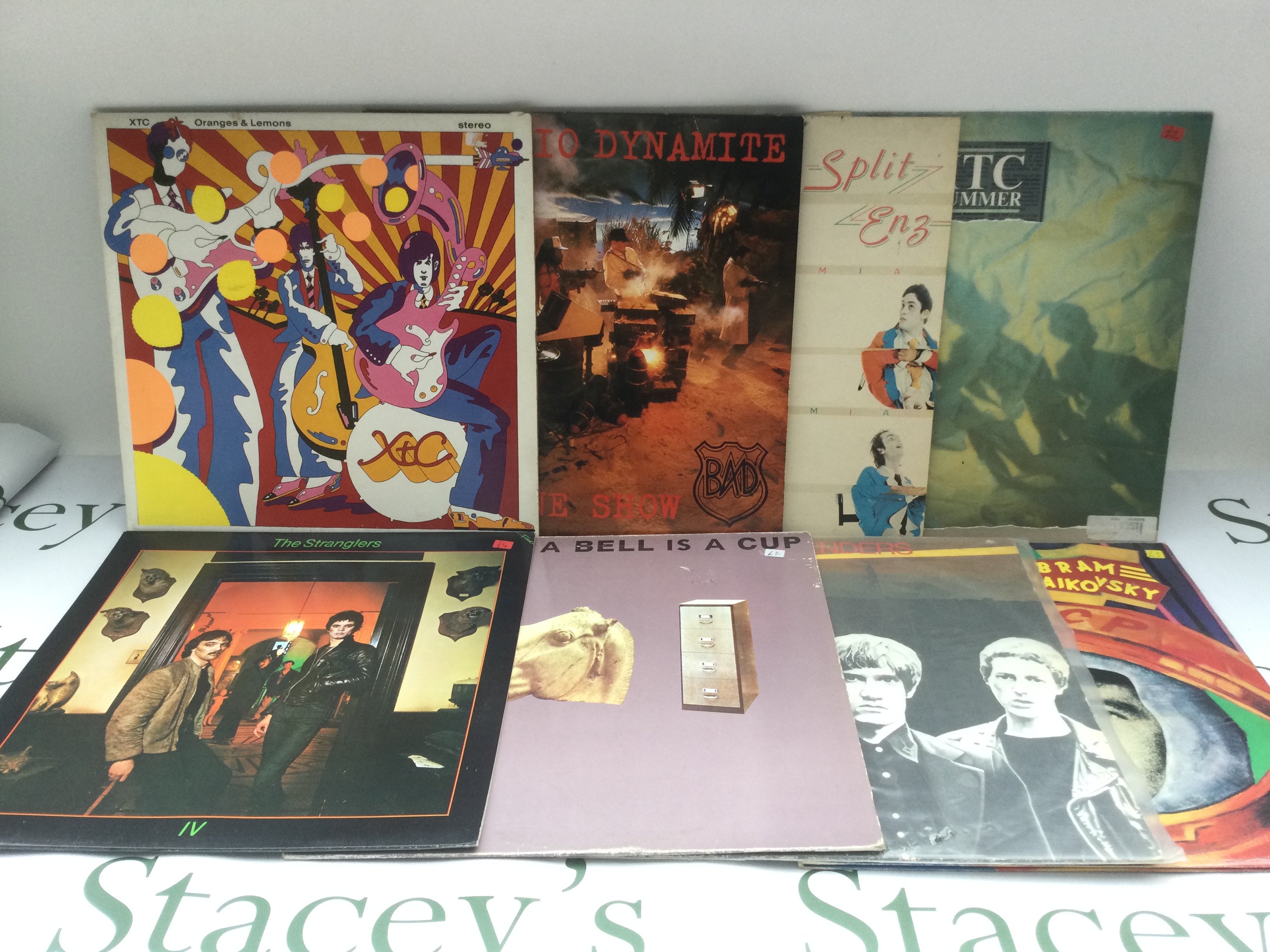 Seventeen punk and post punk LPs and 12" singles by various artists including The Stranglers, XTC, Wire and others.
