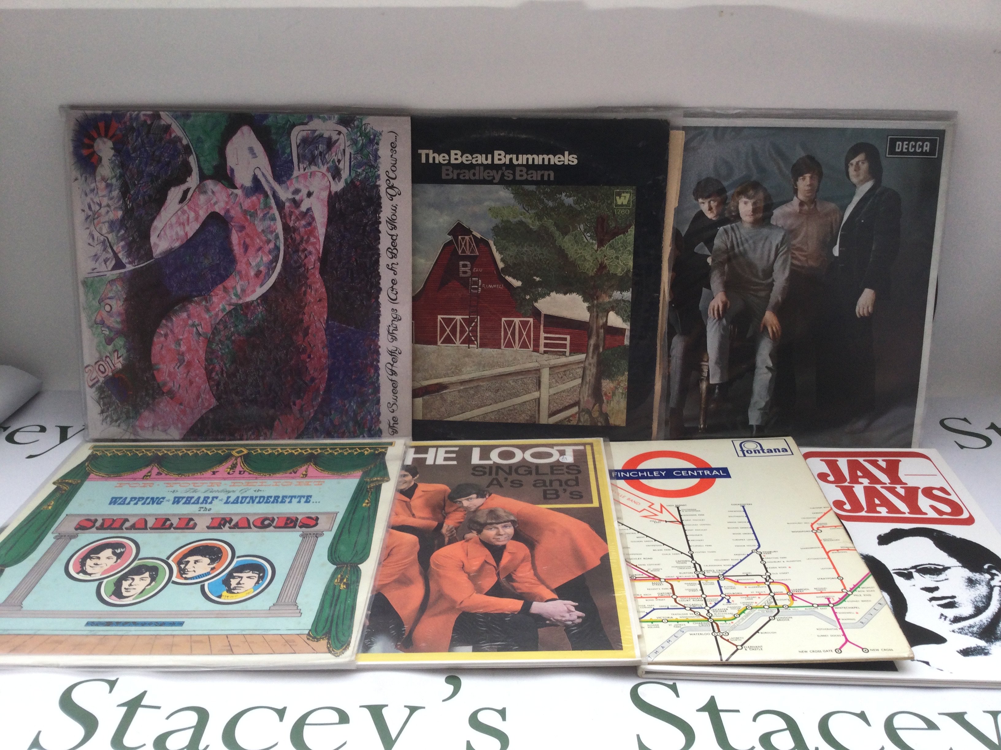 Fifteen rock and pop LPs by various artists including Them, The Beau Brummels, The Pretty Things and others. Includes original and 180g reissues.
