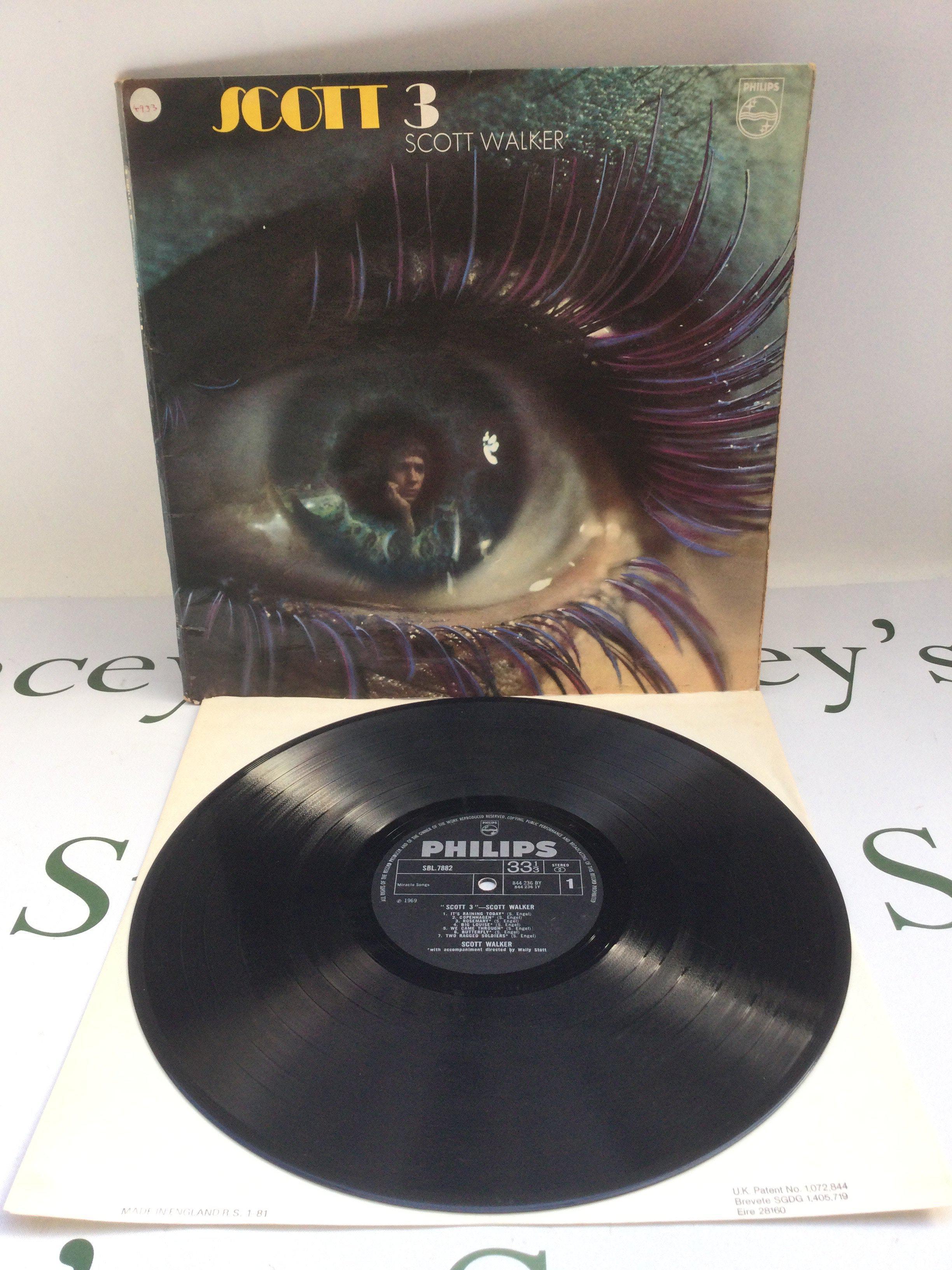 A first UK pressing of 'Scott 3' by Scott Walker SBL 7882. Vinyl VG+, sleeve VG.