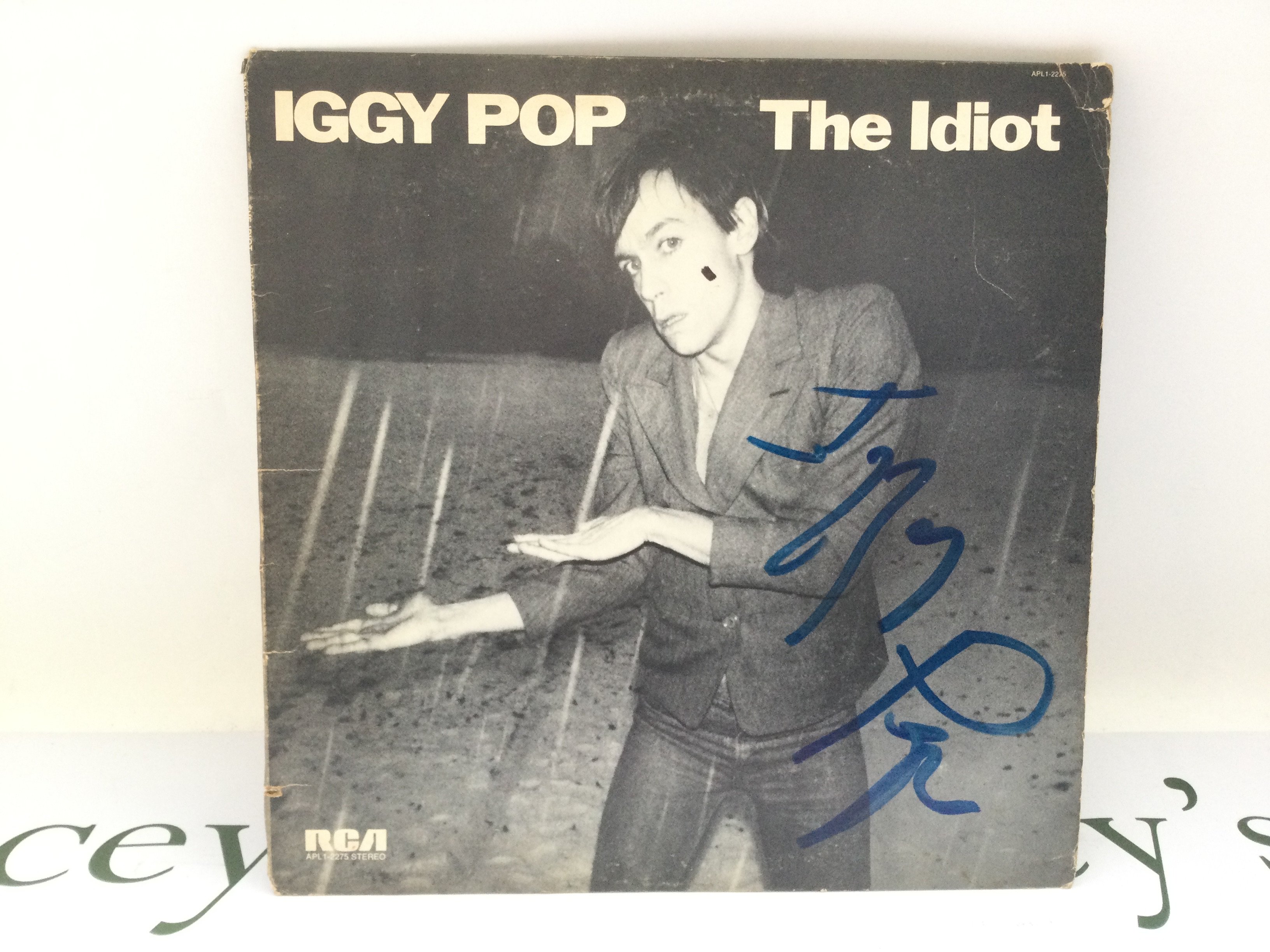 A signed Iggy Pop 'The Idiot' LP.