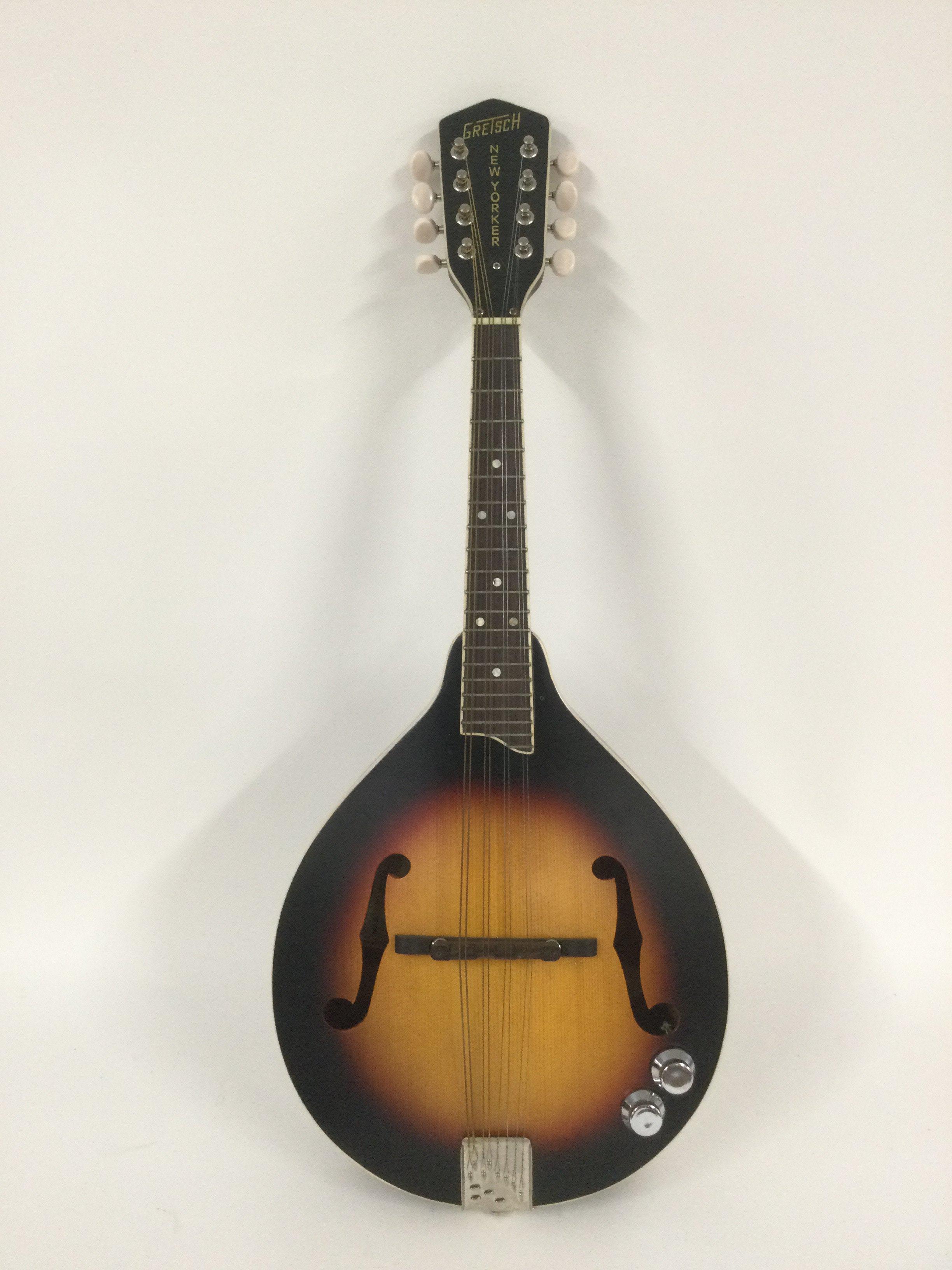 A Gretsch New Yorker G9320 mandolin fitted with an internal pickup. Comes supplied with a soft carry case.