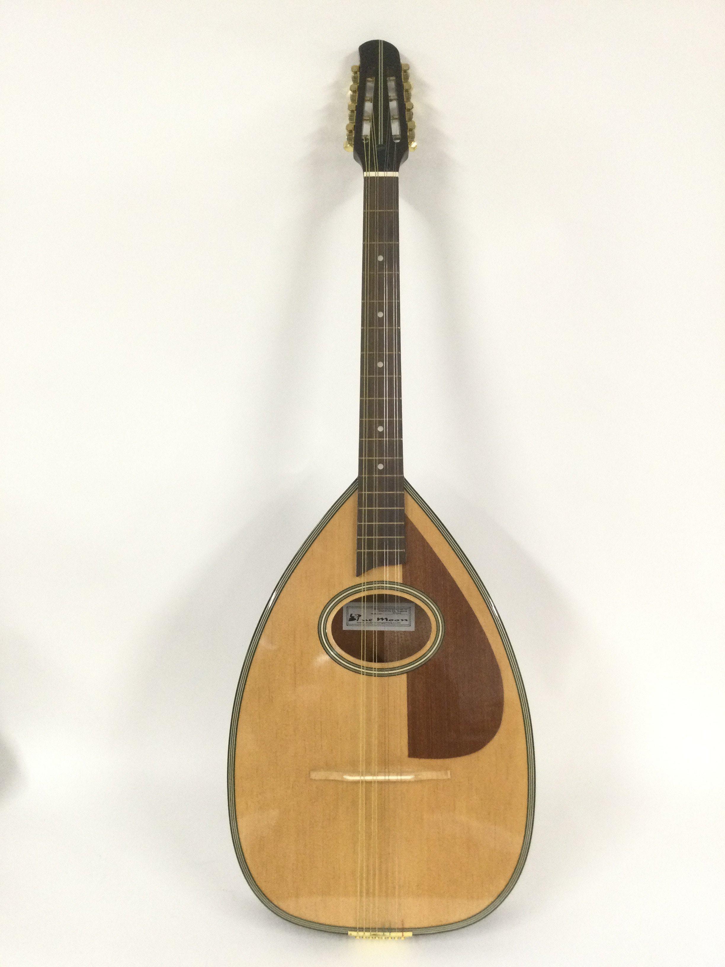 A Blue Moon bouzouki. Comes supplied with a soft carry case.