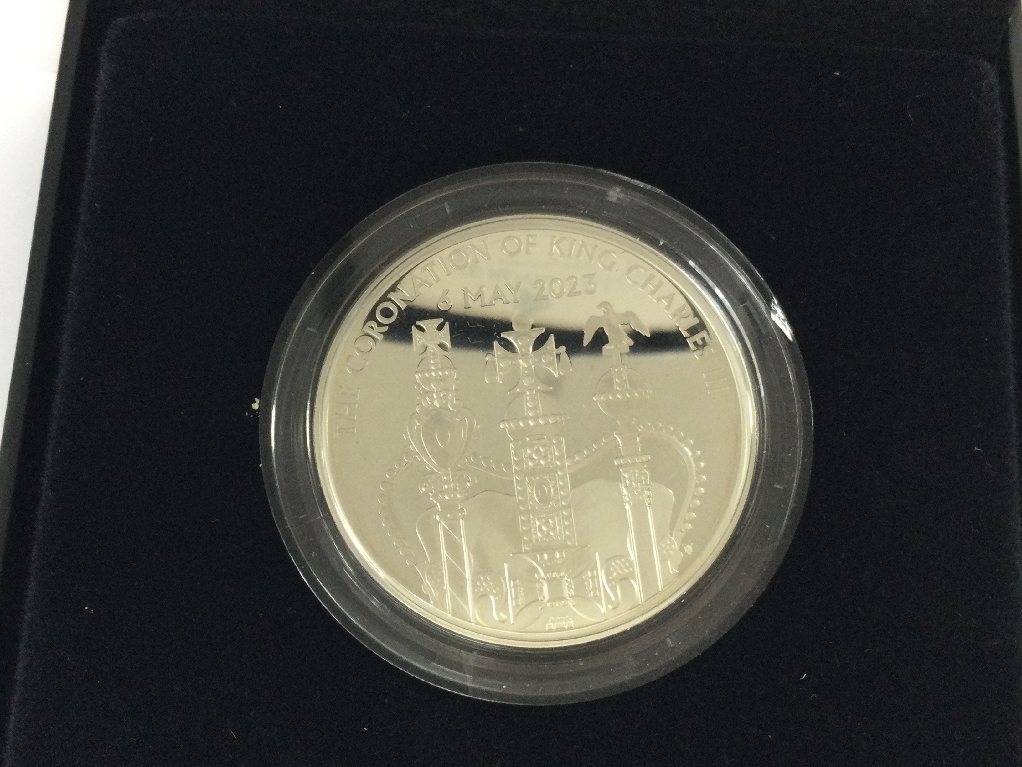 2023 5 pound silver proof piedfort coin. Postage B