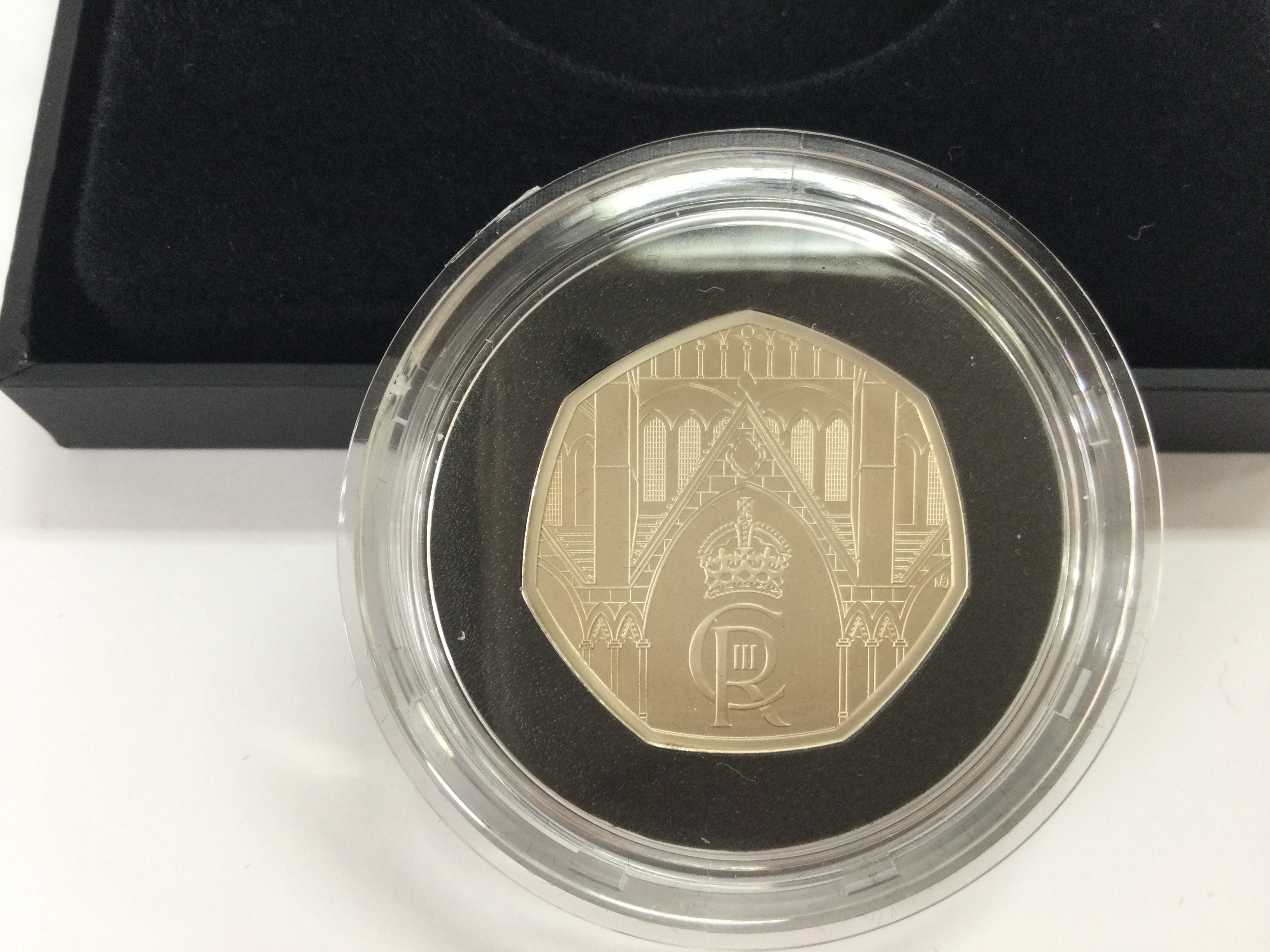 2023 50p silver proof piedfort coin. Postage B