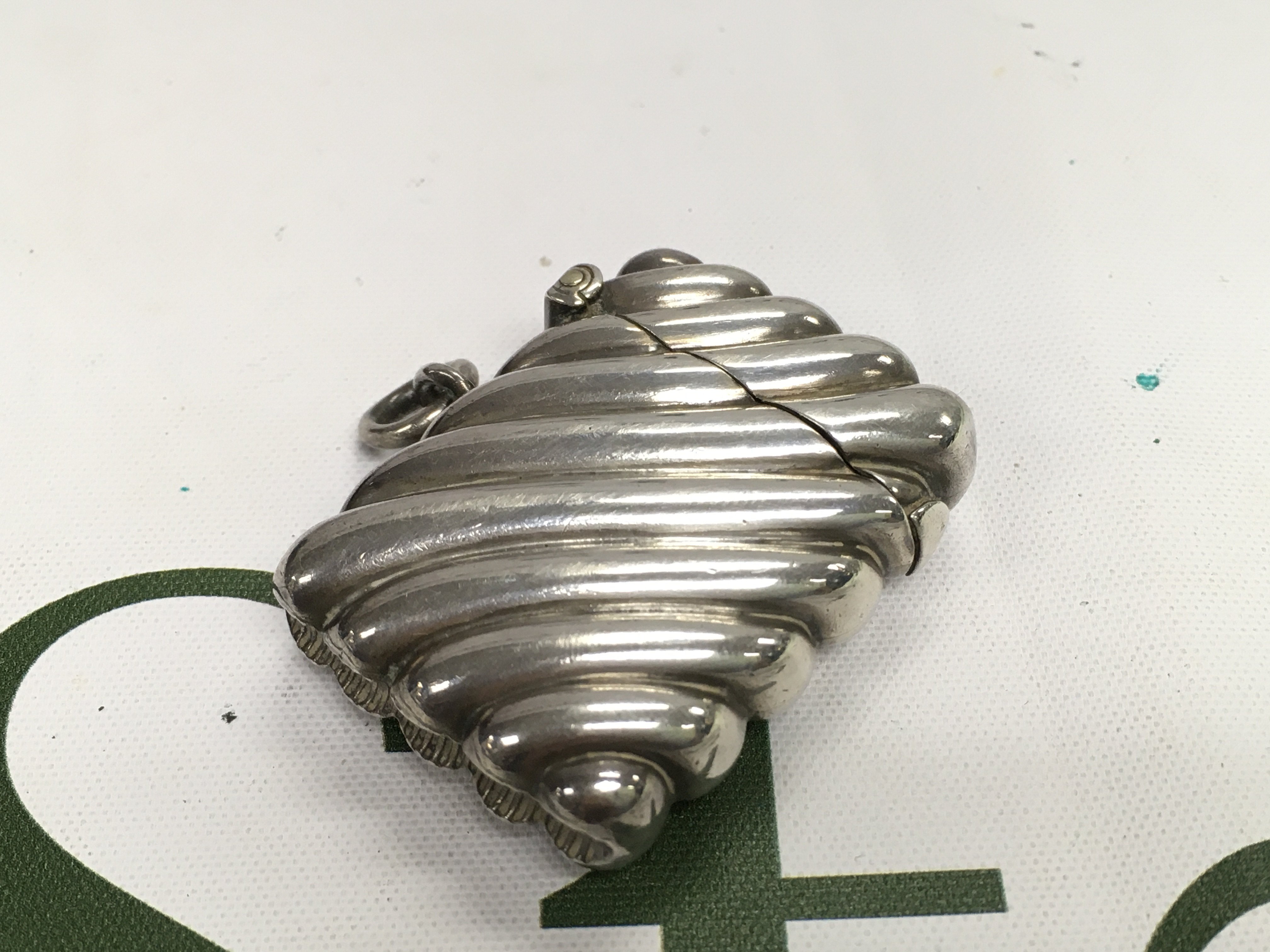 A silver hallmarked vesta case.