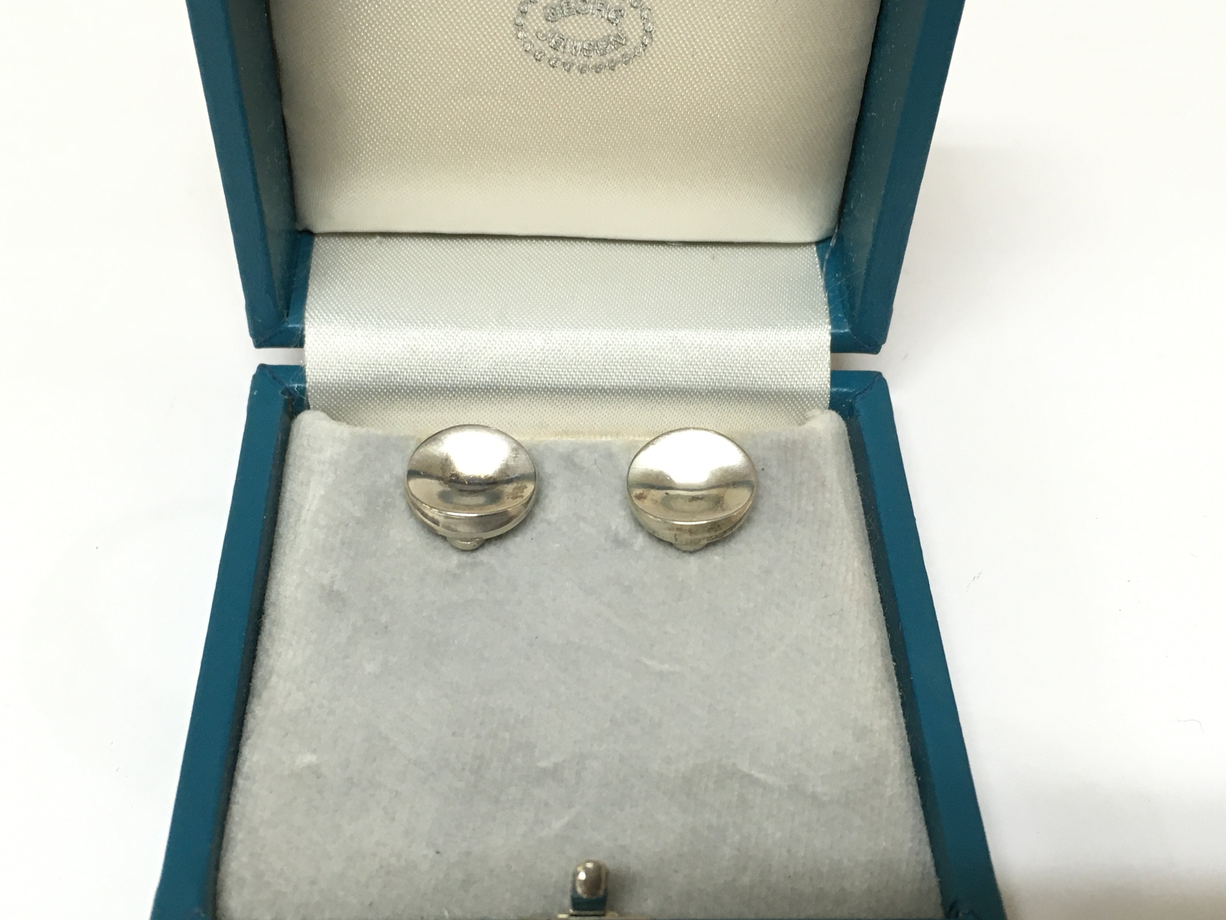 A pair of Georg Jensen earrings design number 1360