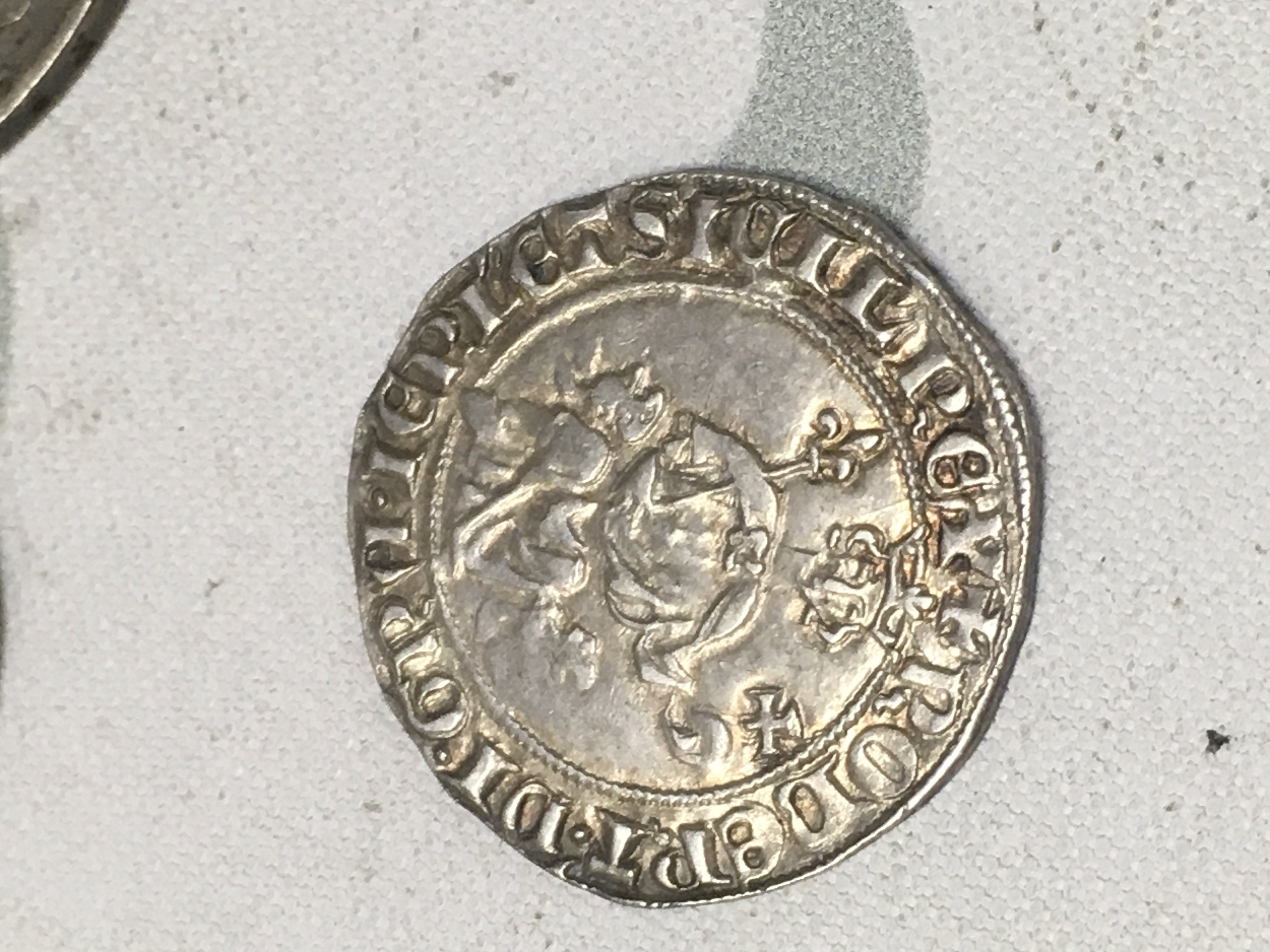 A small collection of silver coins including groat (7)