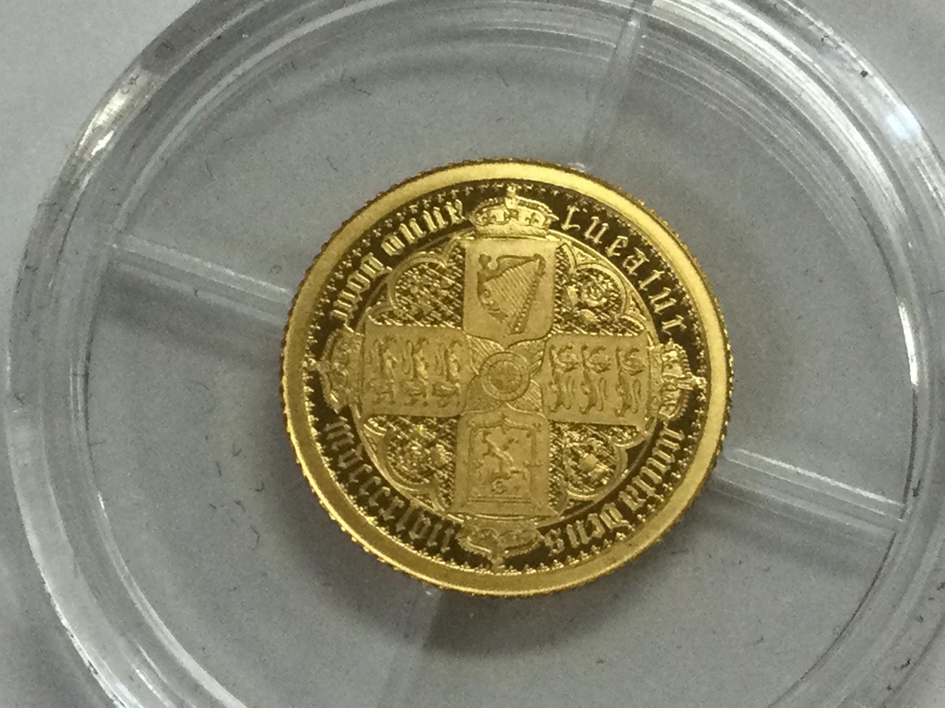 2021 gothic fine gold proof coin. 0.5g