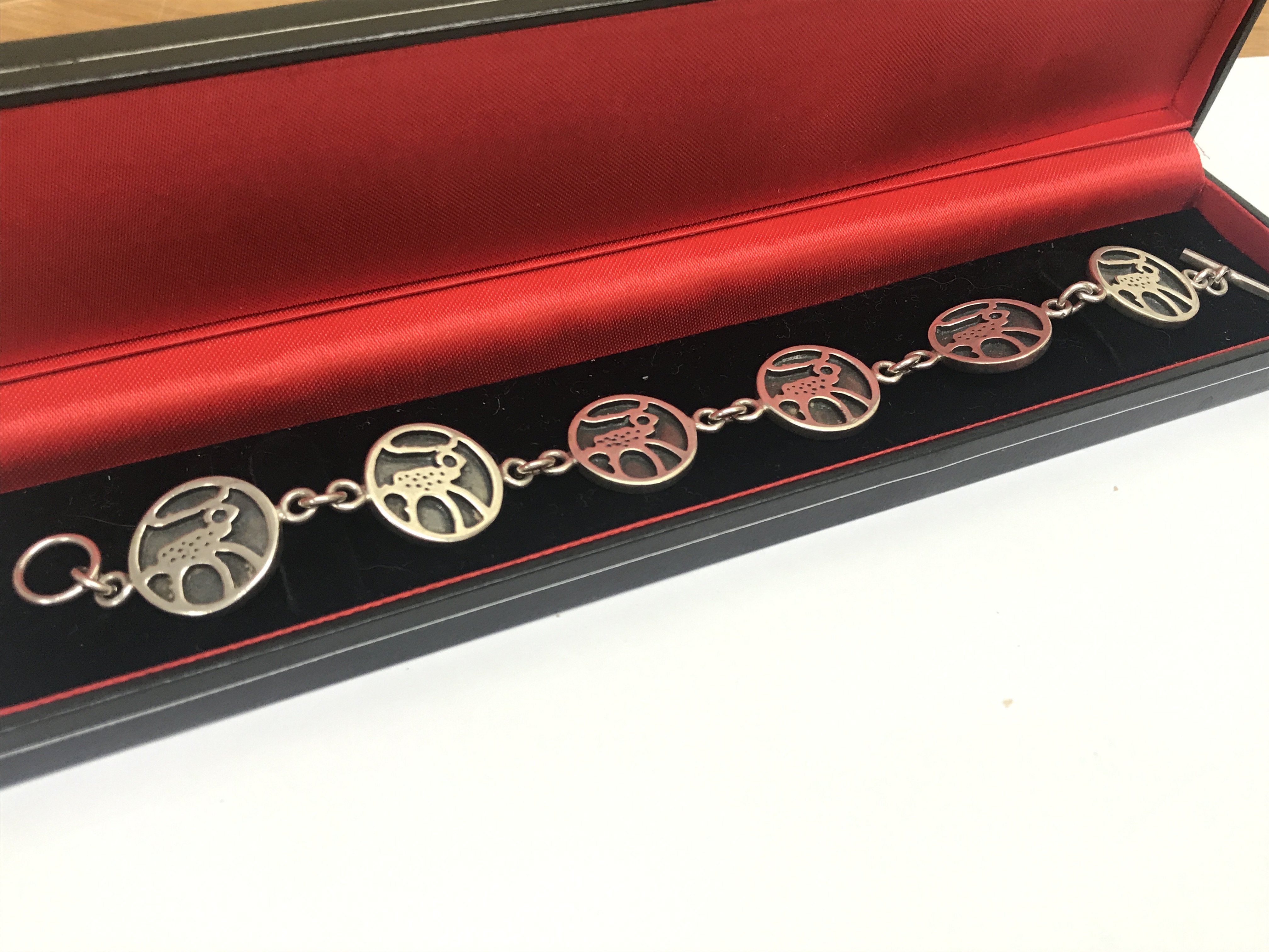 Gispert Dunker Karasjok Norwegian 830 silver bracelet , circa 1960s/70s. Postage category B