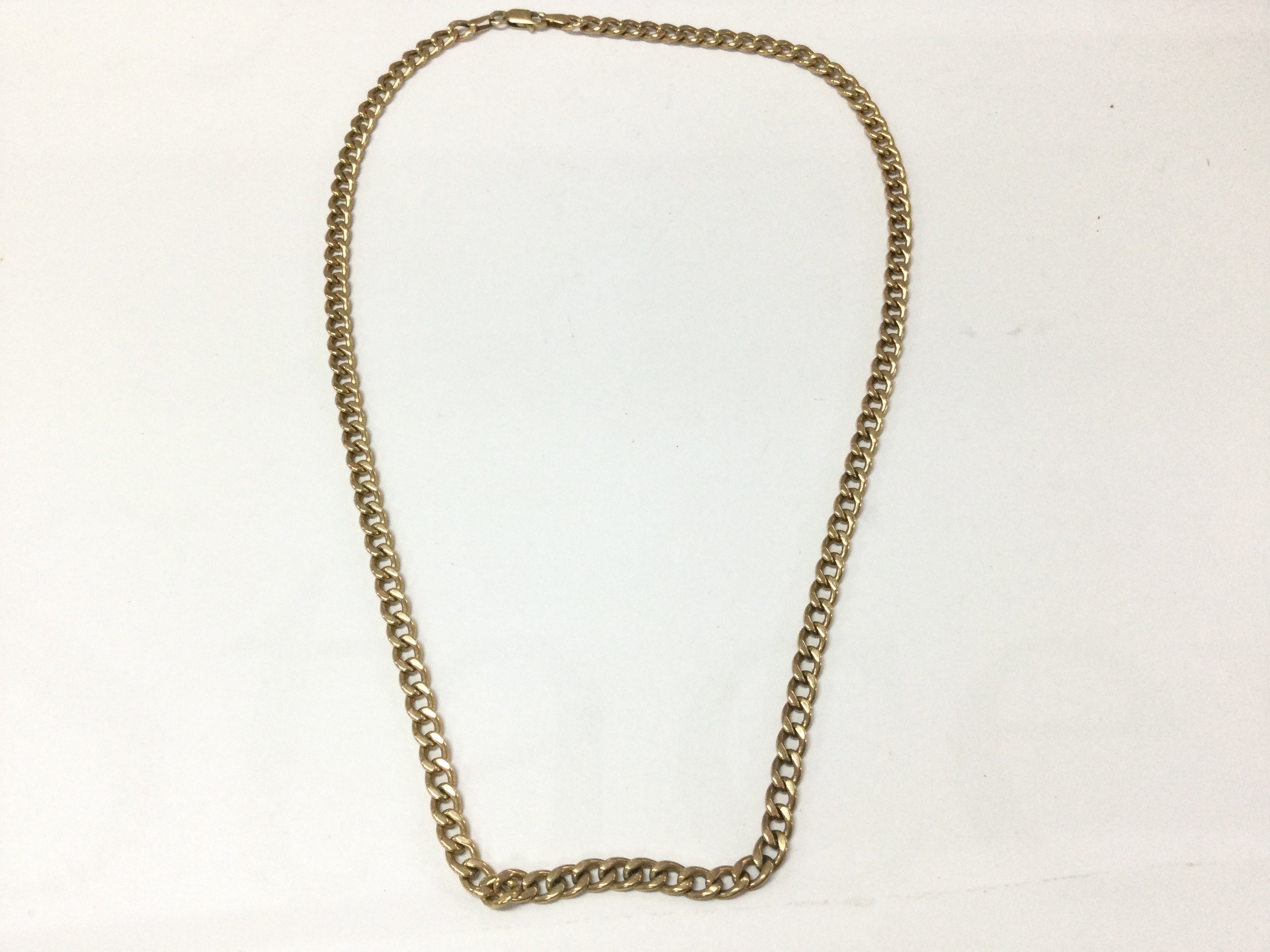 A 9ct gold chain. 8.45g