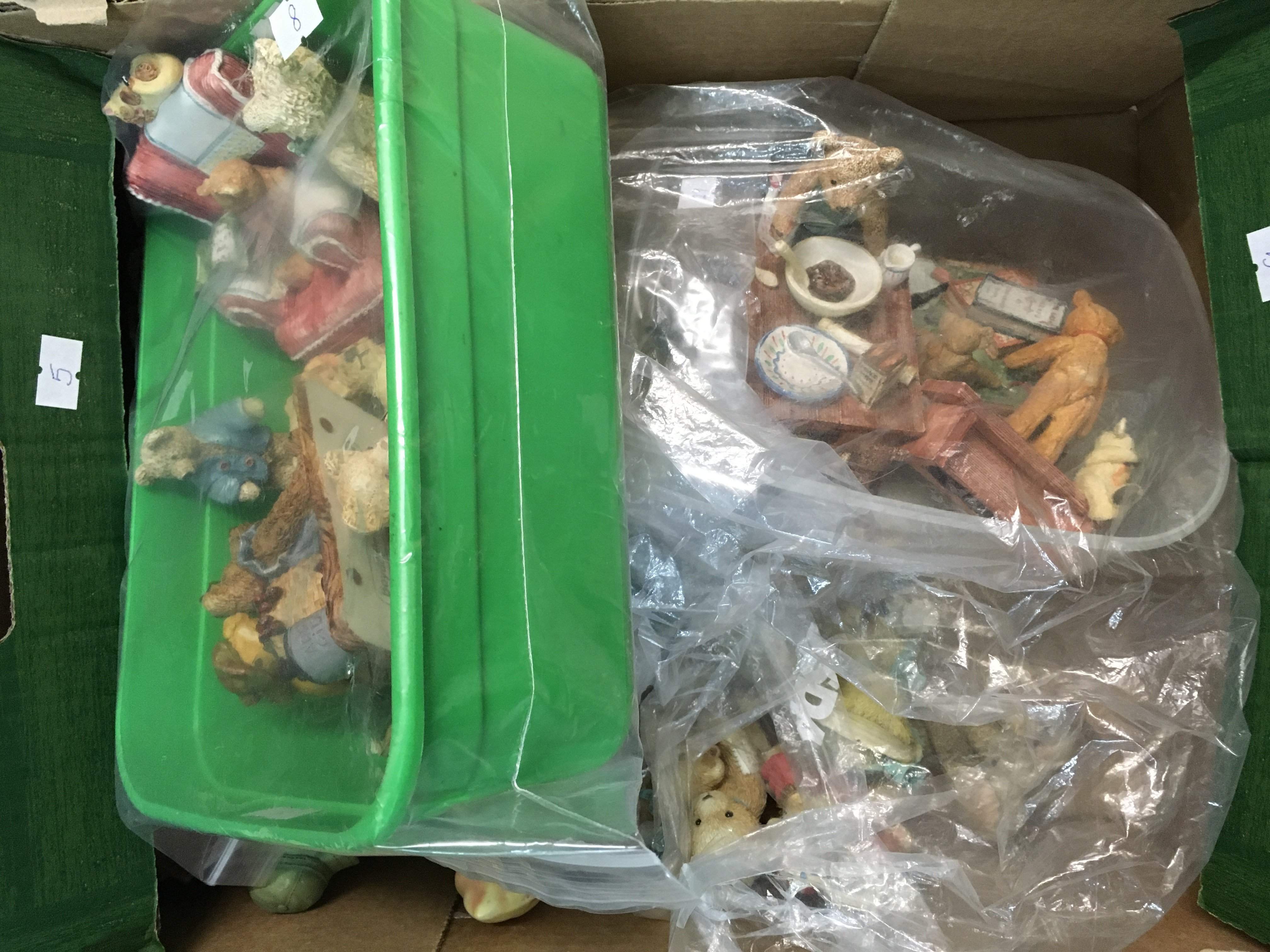 a collection of vintage cherished teddies resin figures. This lot cannot be posted