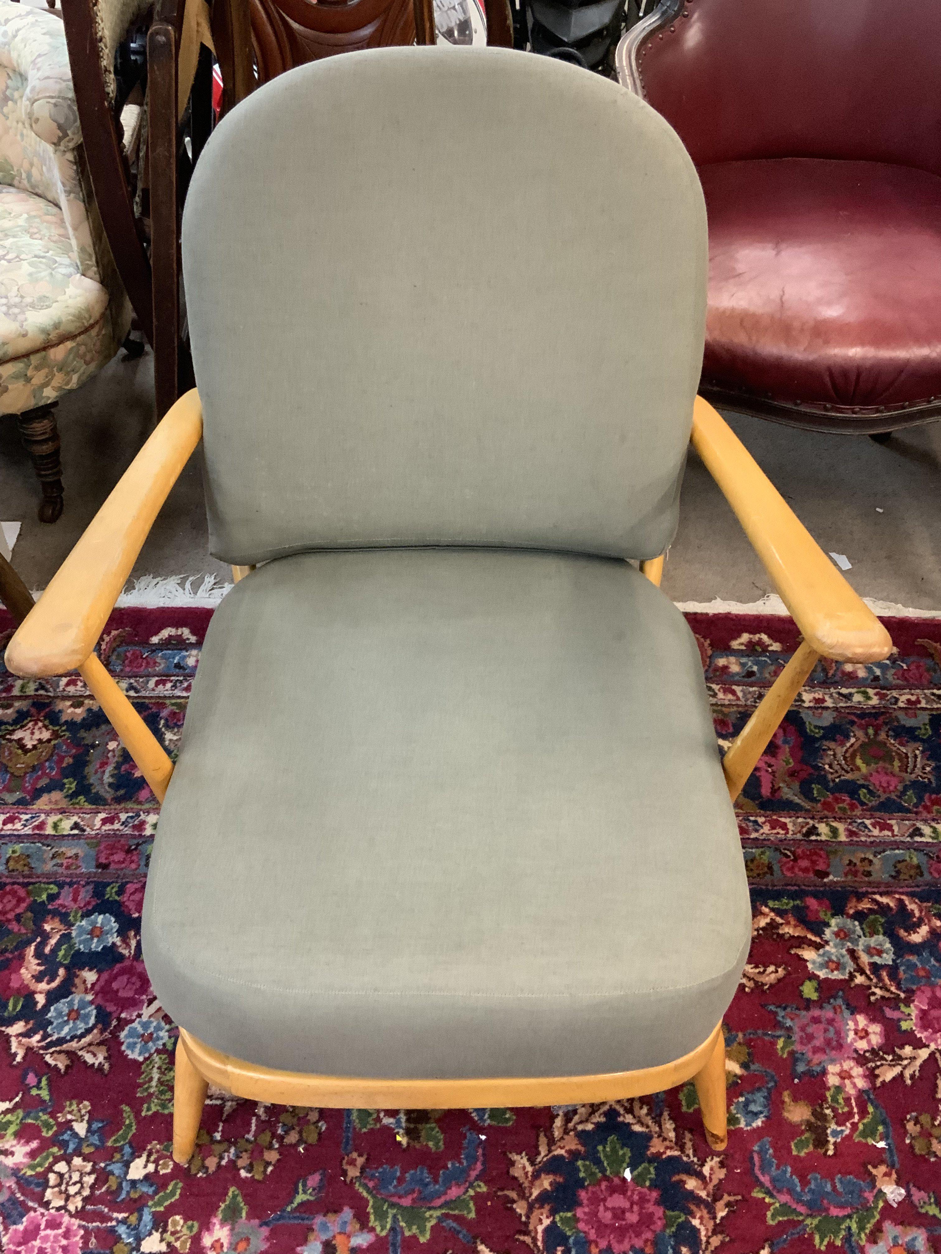 A single Ercol model 204 armchairs.