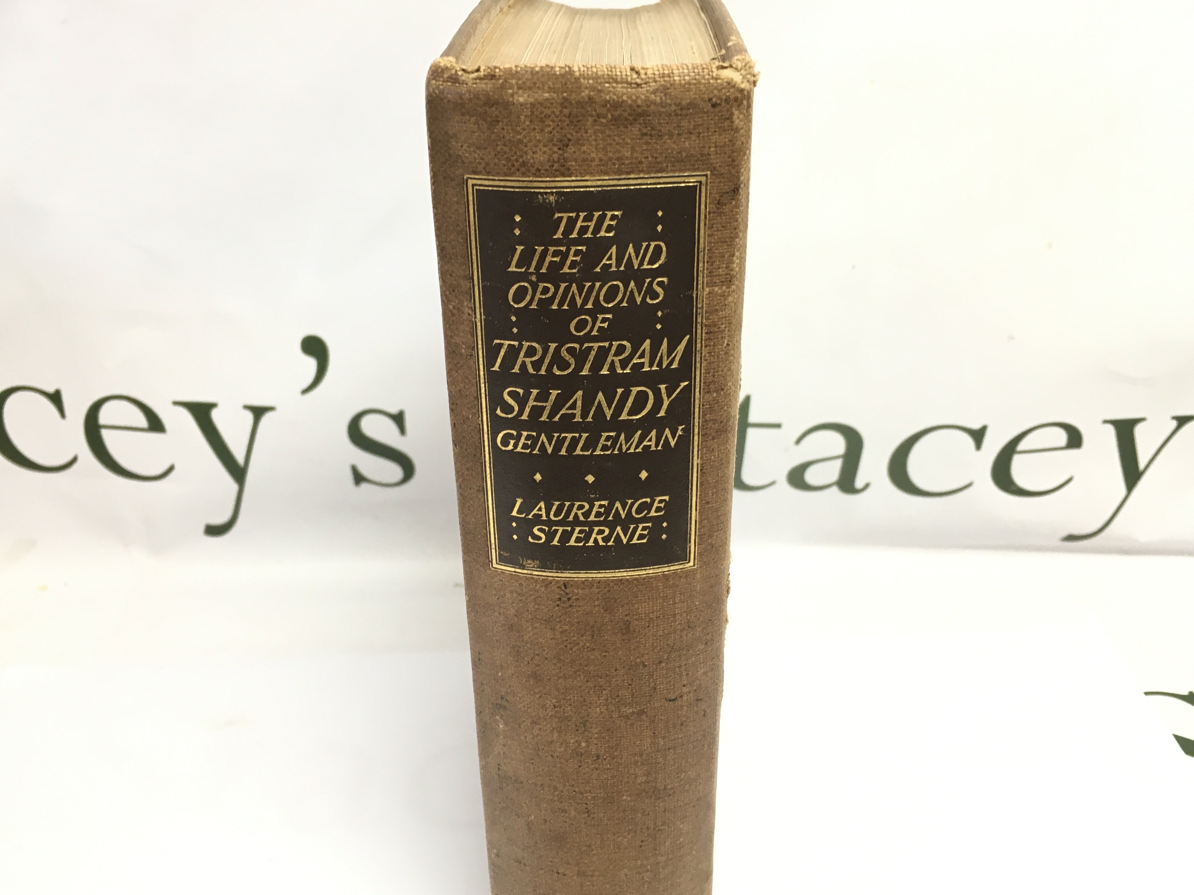 A copy of the life and opinions of Tristram Shandy Gentleman by Laurence Sterne. Limited edition number 365 of 1000. Postage B