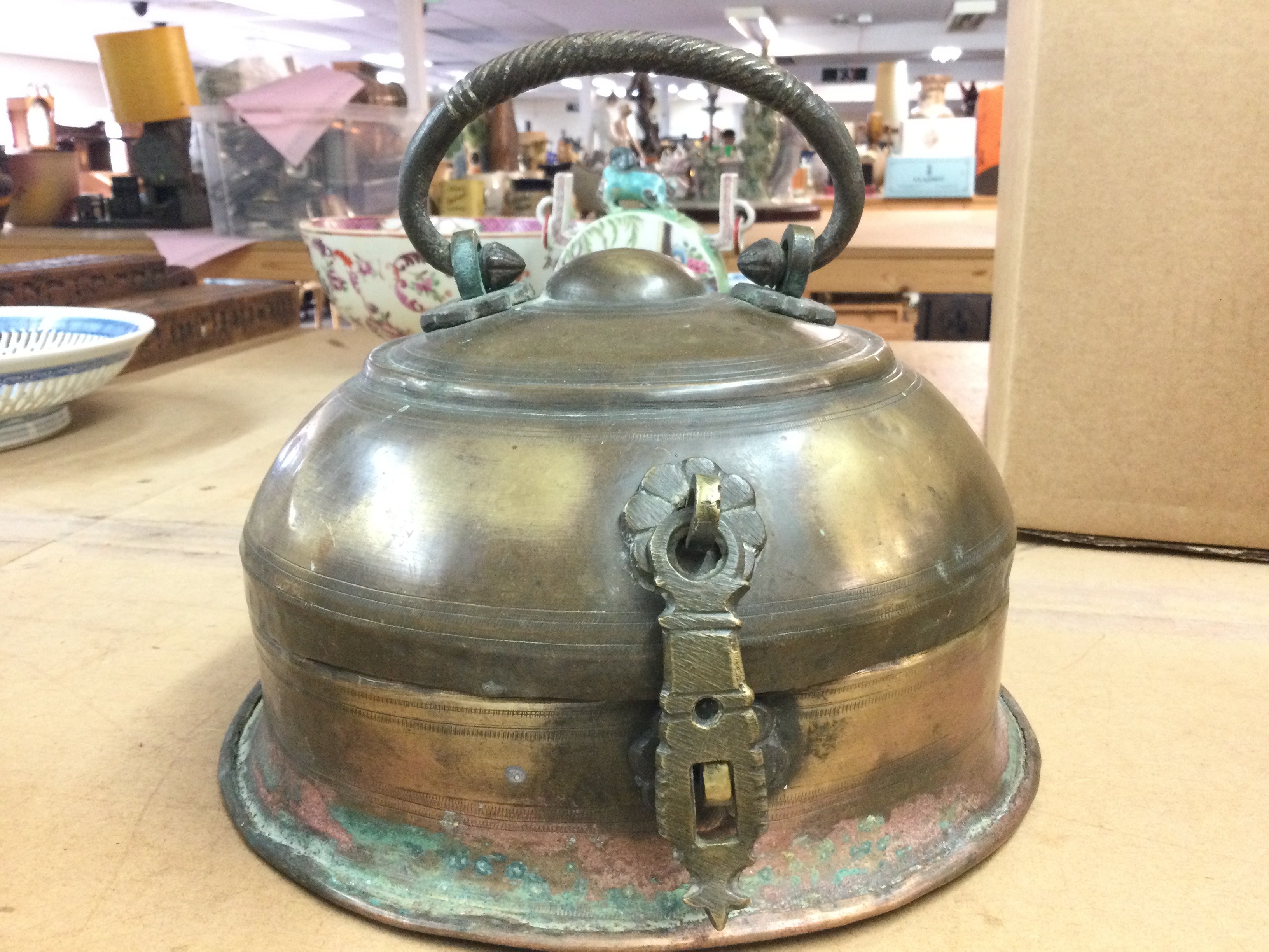 A brass Pan Daan Betel / Chapati