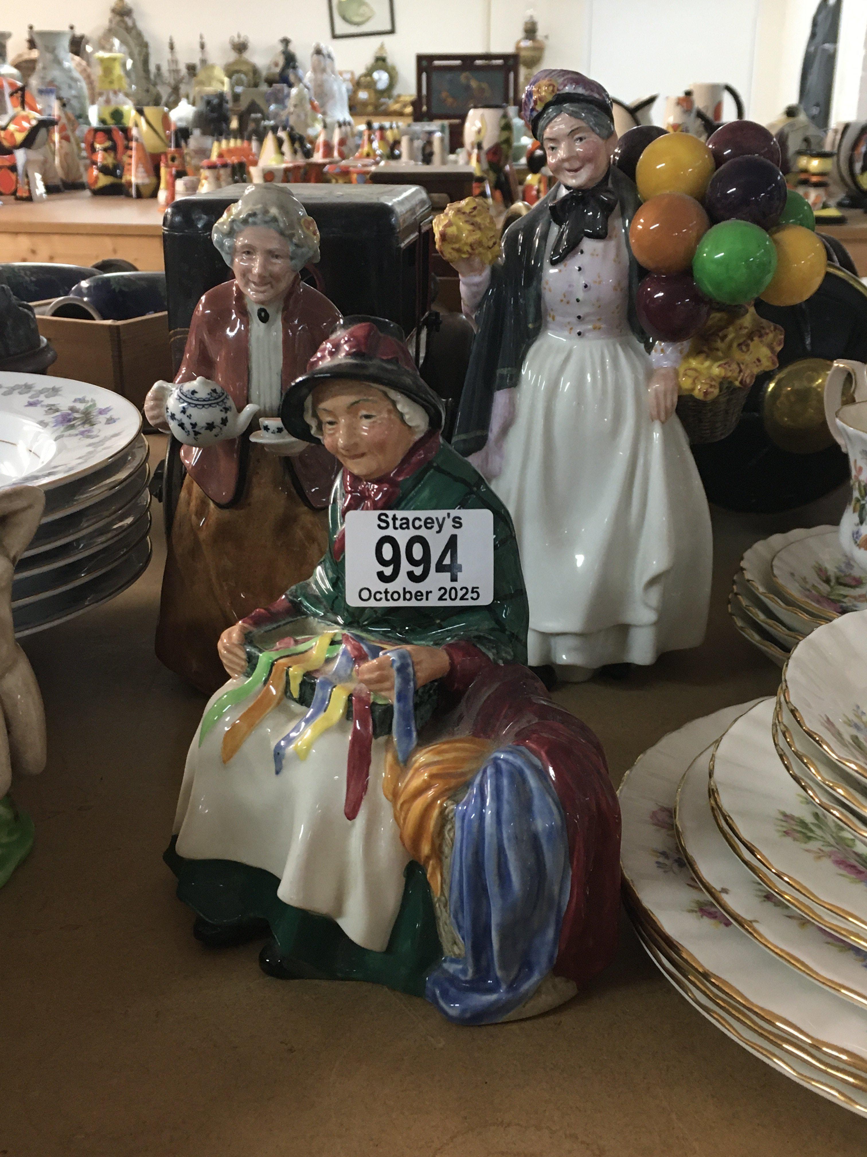 Three royal Doulton figures