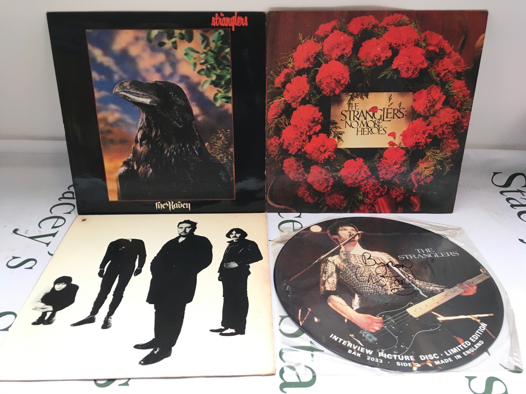 Four Stranglers LPs including a limited edition pressing of The Raven with lenticular sleeve.