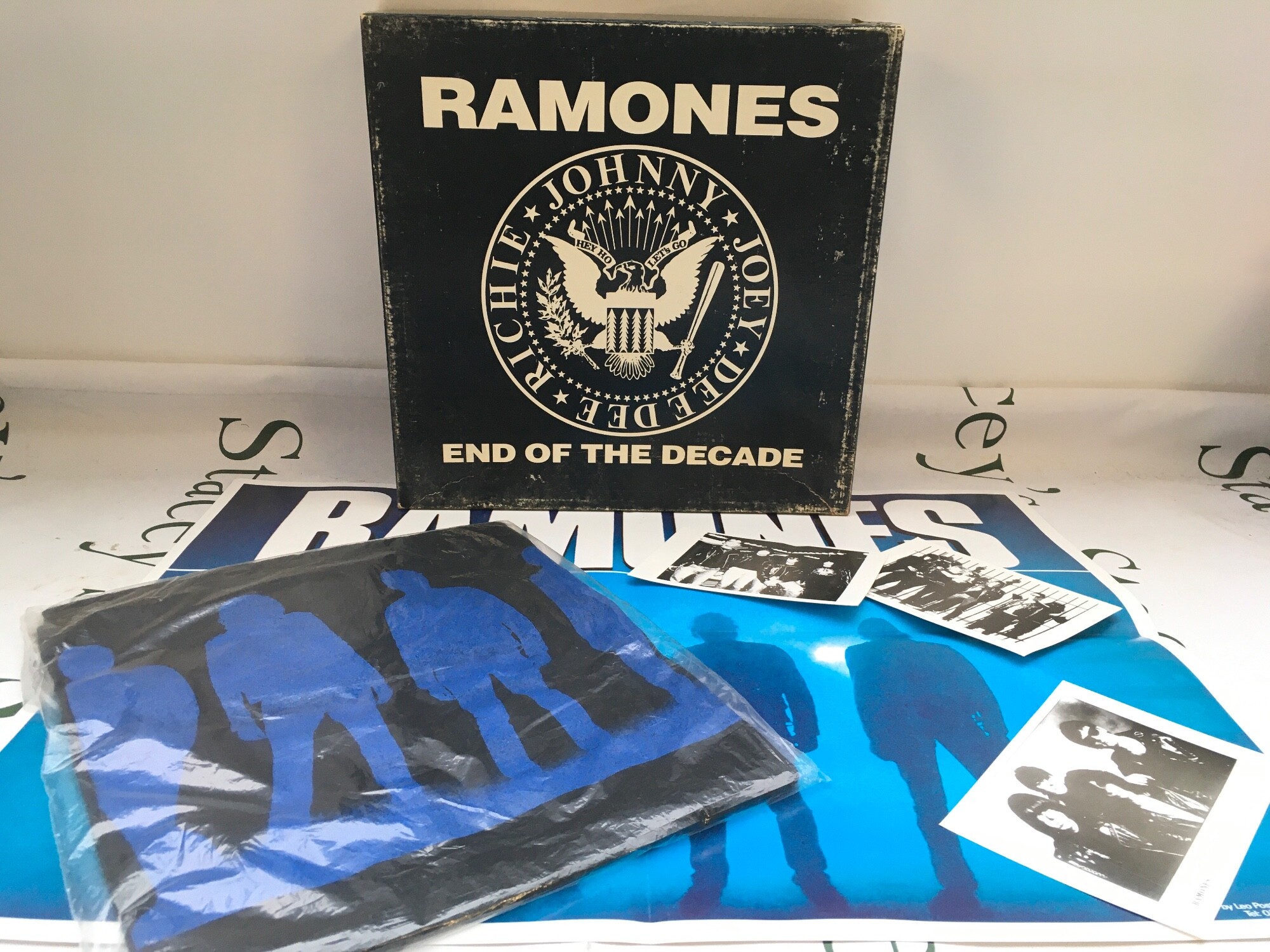 A limited edition Ramones End Of The Decade x6 12" vinyl box set complete with inserts.
