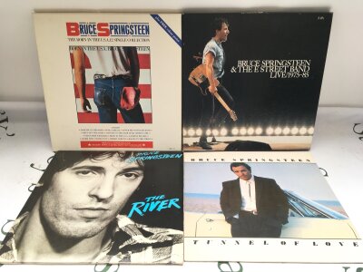 A Bruce Springsteen & The E Street Band 5LP box set, a 12" box set plus The River and Tunnel Of Love LPs (4).