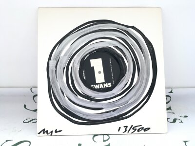 A limited run Swans - Filth LP with hand painted and numbered sleeve, 13/500.