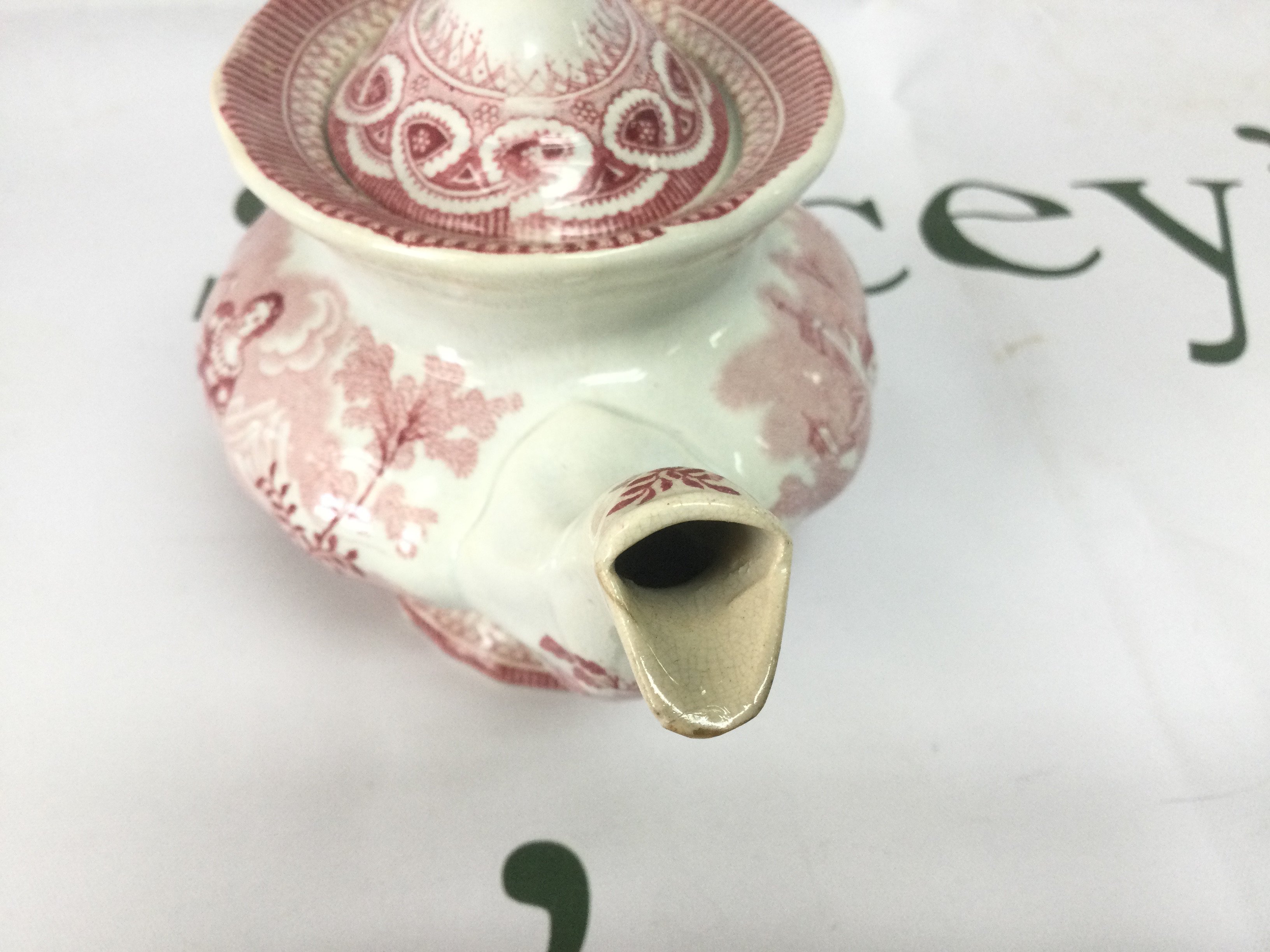 A circa 1840 J&R Godwin small teapot. Shipping category D. NO RESERVE