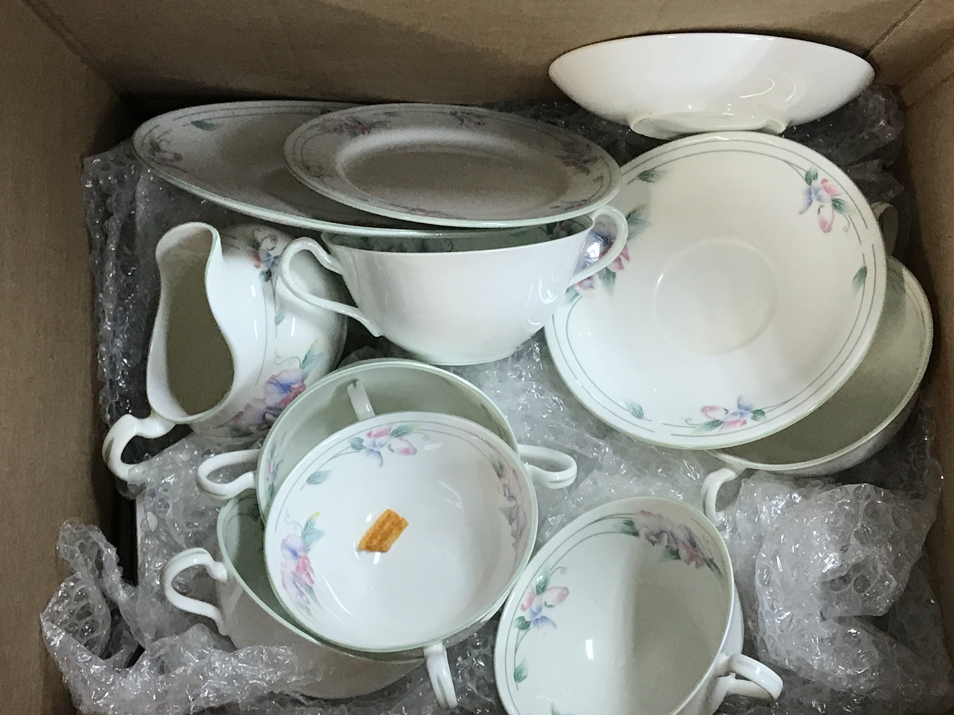Tea and dinner sets including Wedgwood Meadow Sweet, Aynsley Little Sweetheart. Cups , plates ,bowls etc. this lot cannot be posted. NO RESERVE