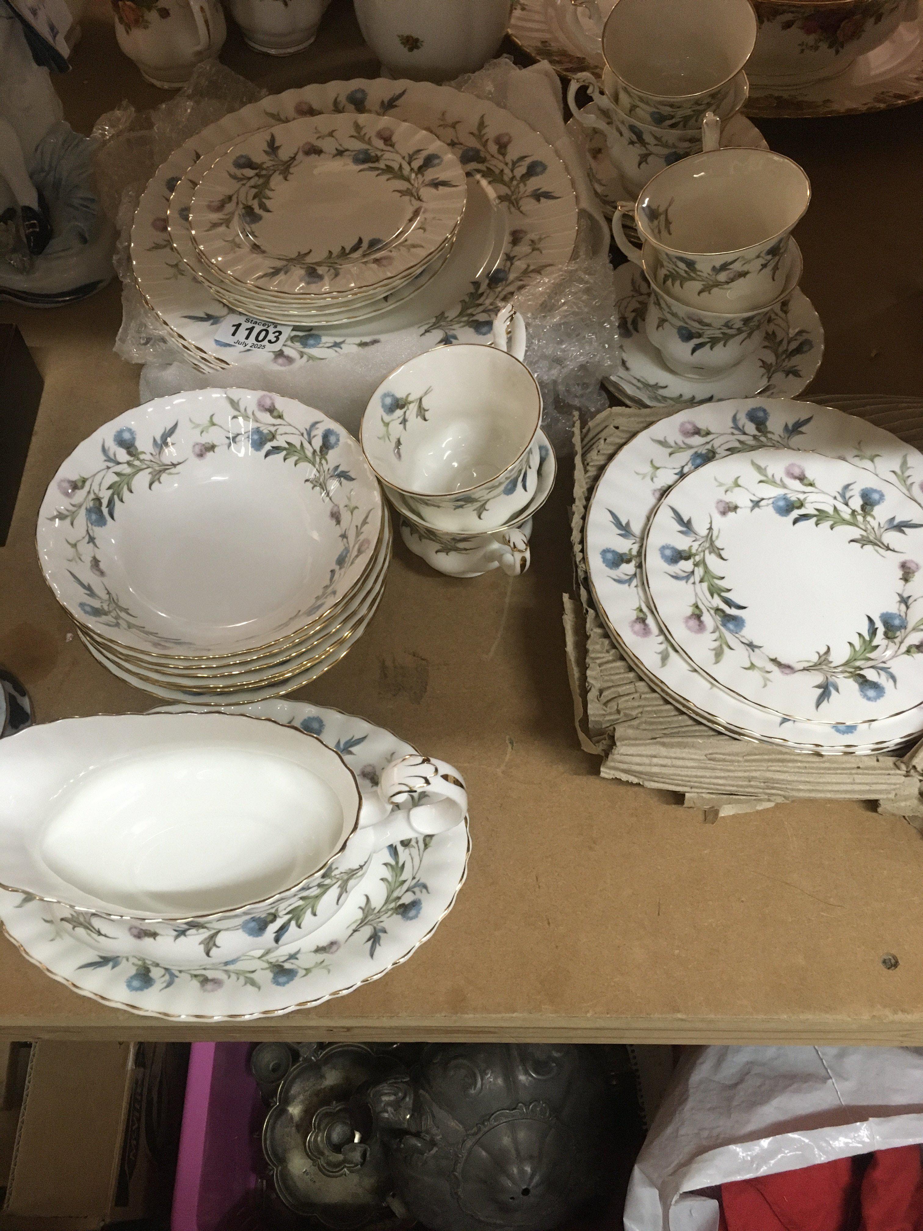 A Royal Albert Brigadoon tea / dinner service.