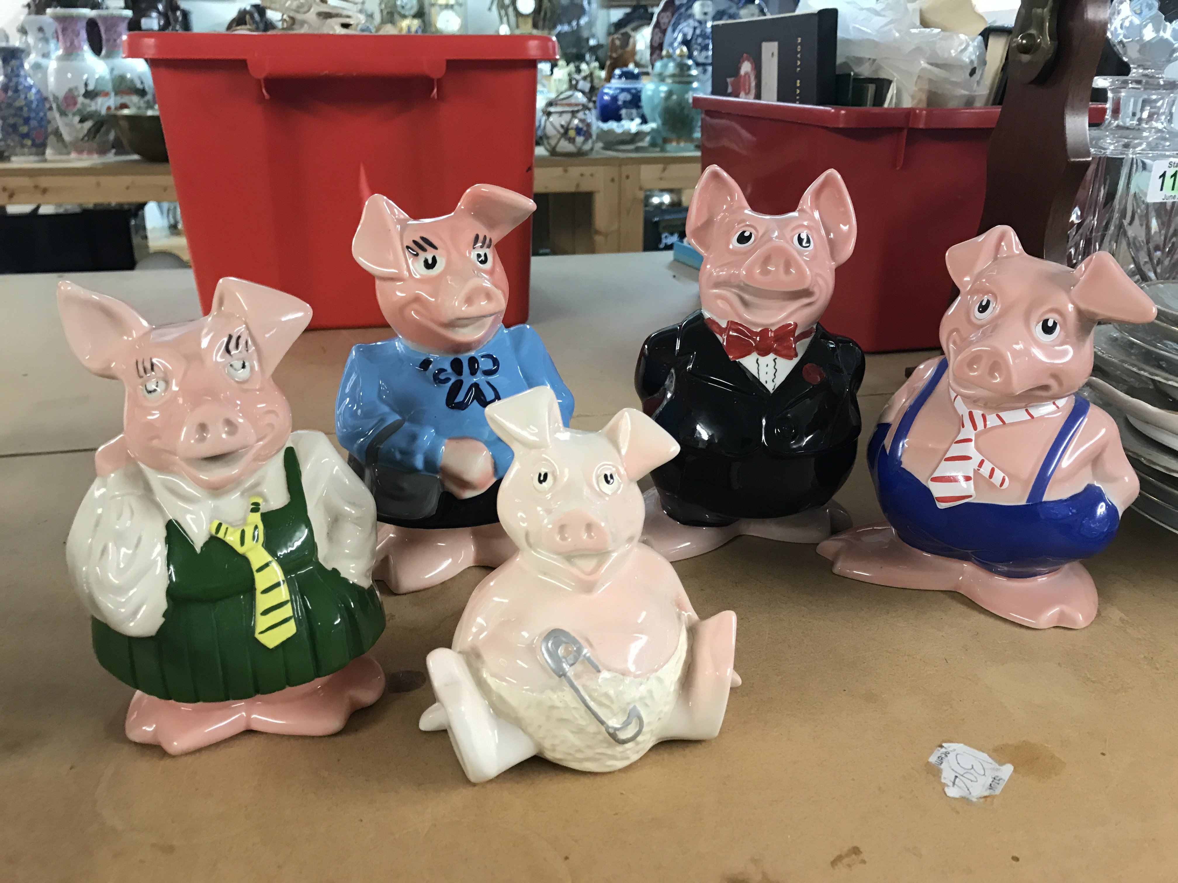 Wade NatWest Ceramic piggy banks. This lot cannot be posted