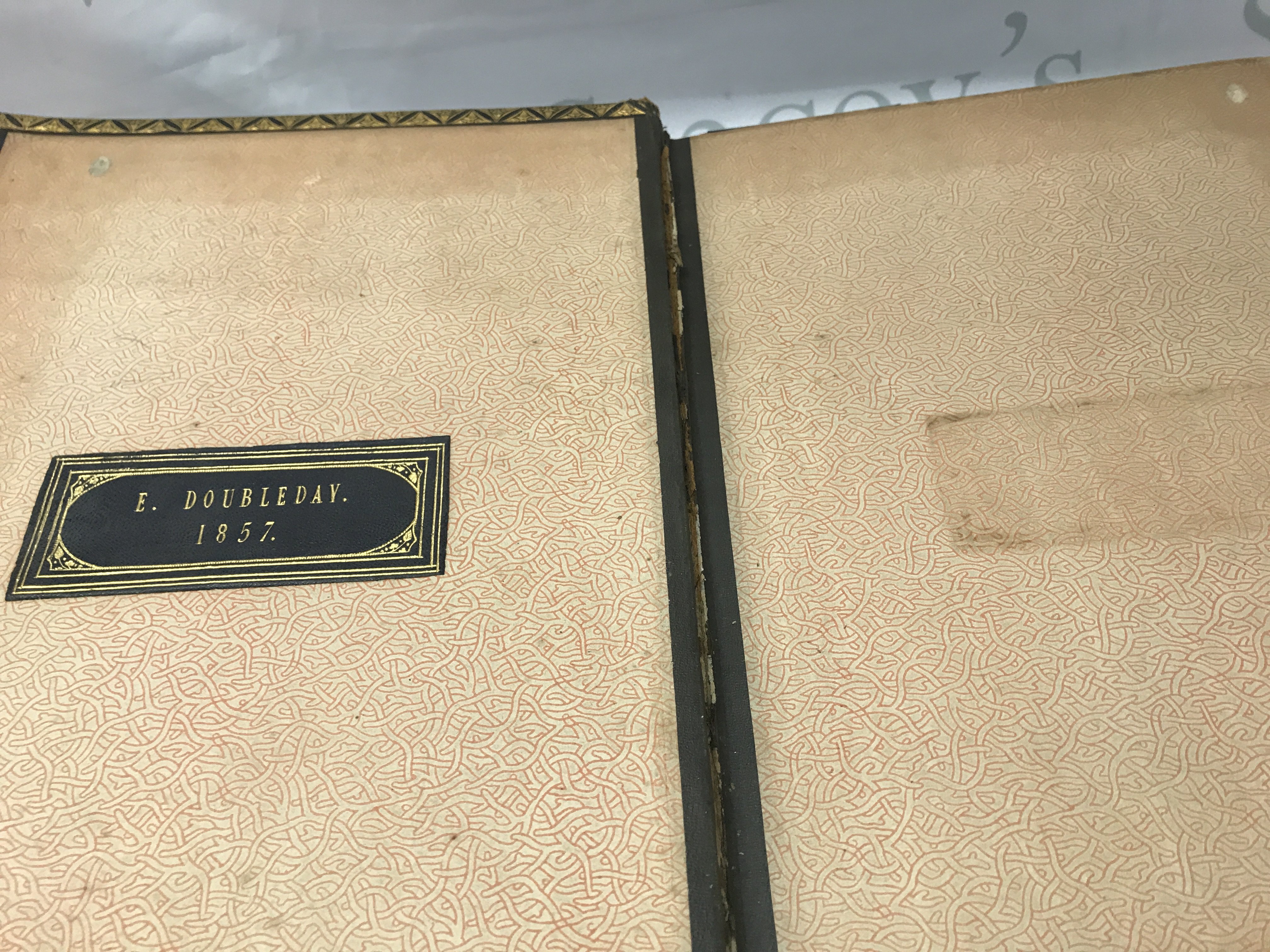 A large Victorian leather bound bible, The Family Devotional Bible by the Revered Matthew Henry . Postage category C NO RESERVE