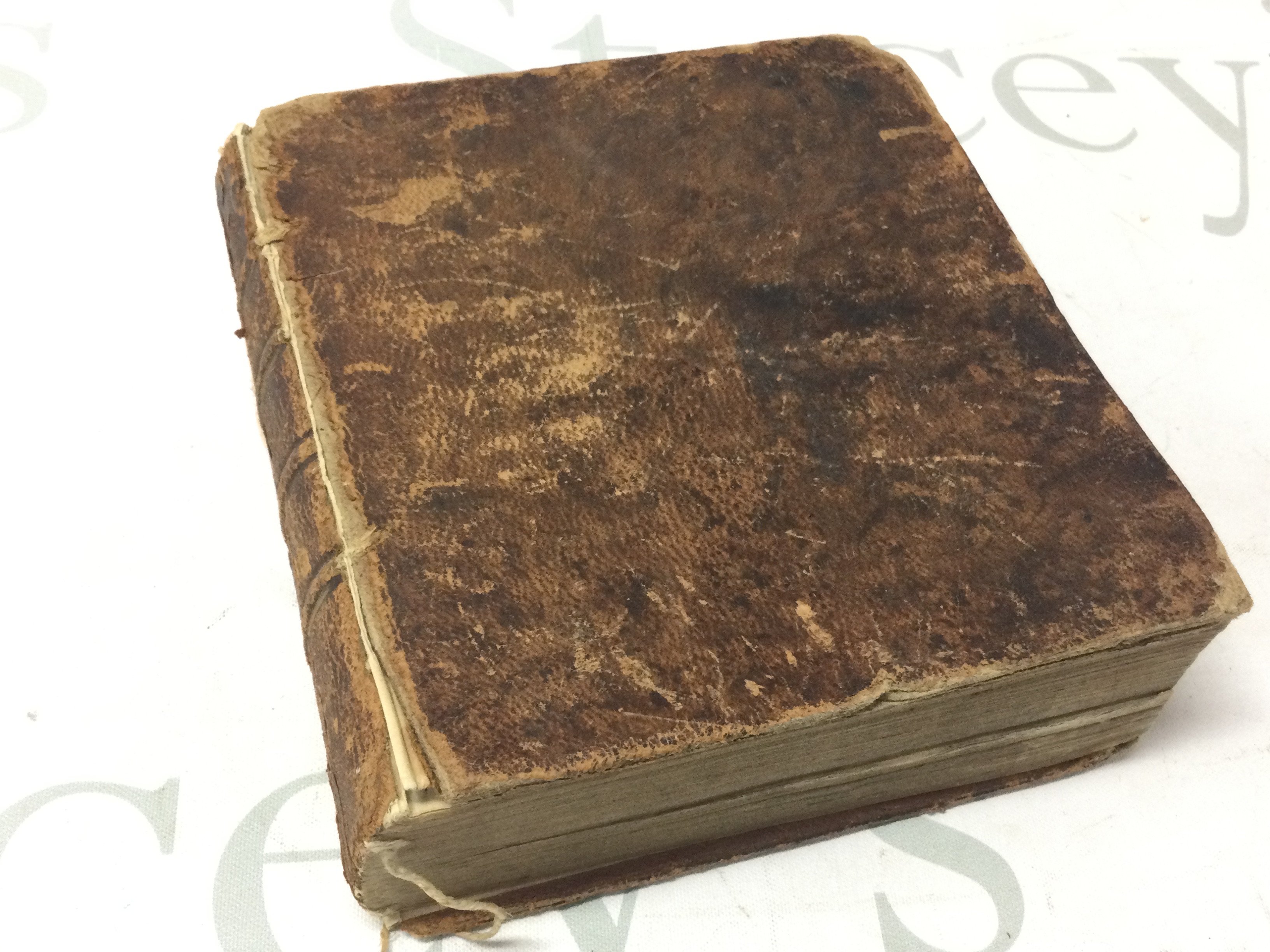 Leather bound 1792 The Prose Epitome book. Postage category B