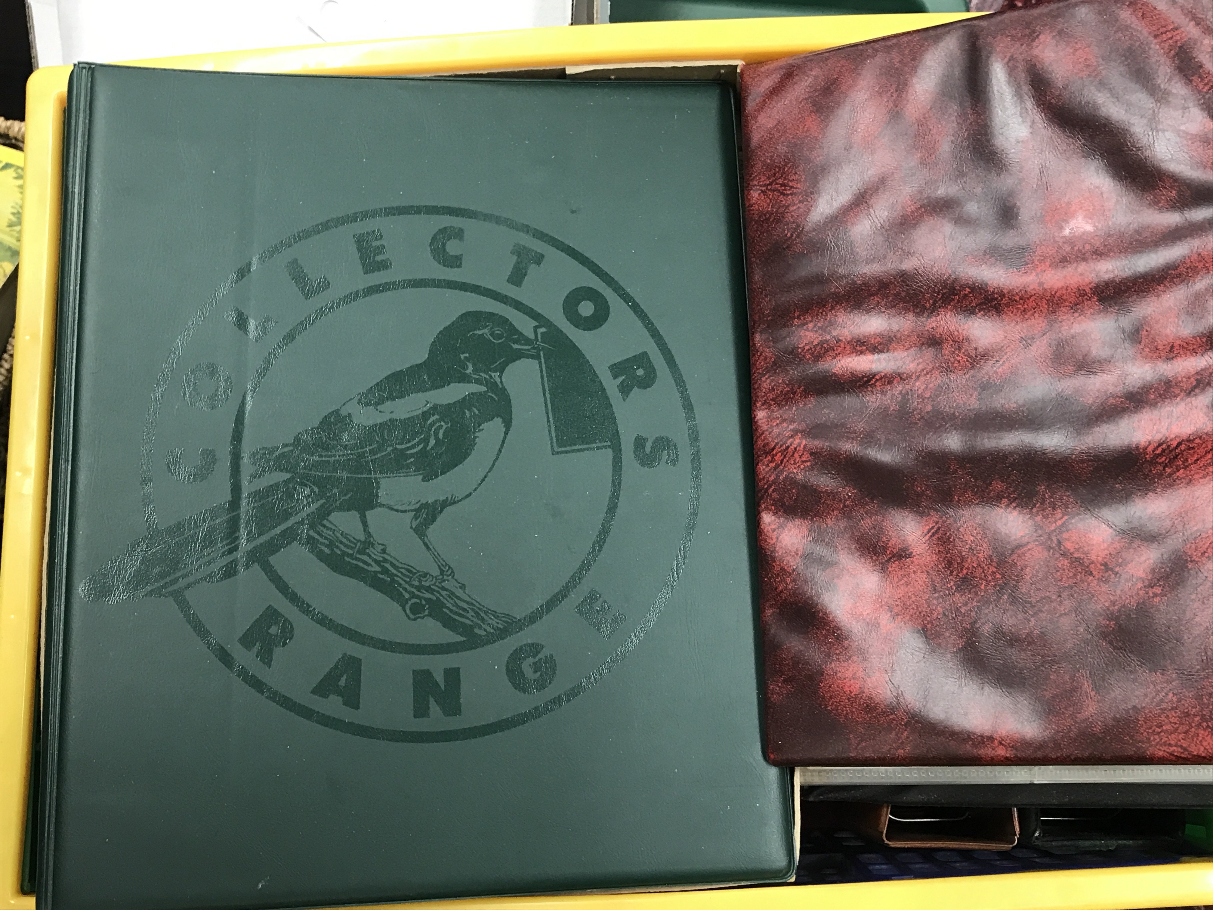 A Collection of cigarette card albums including Players and Wills. Postage category C