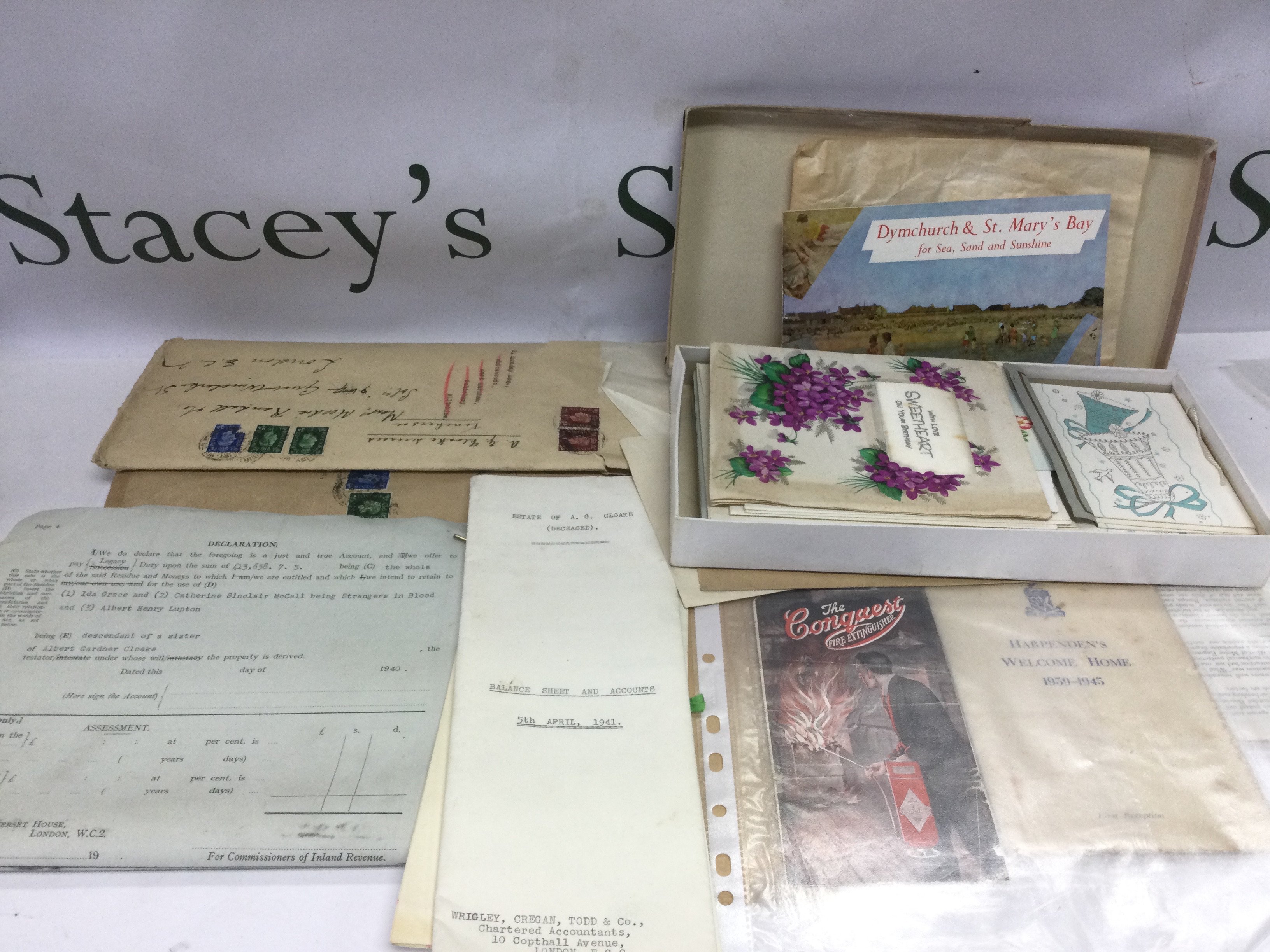 A collection of various ephemera. Shipping category C.