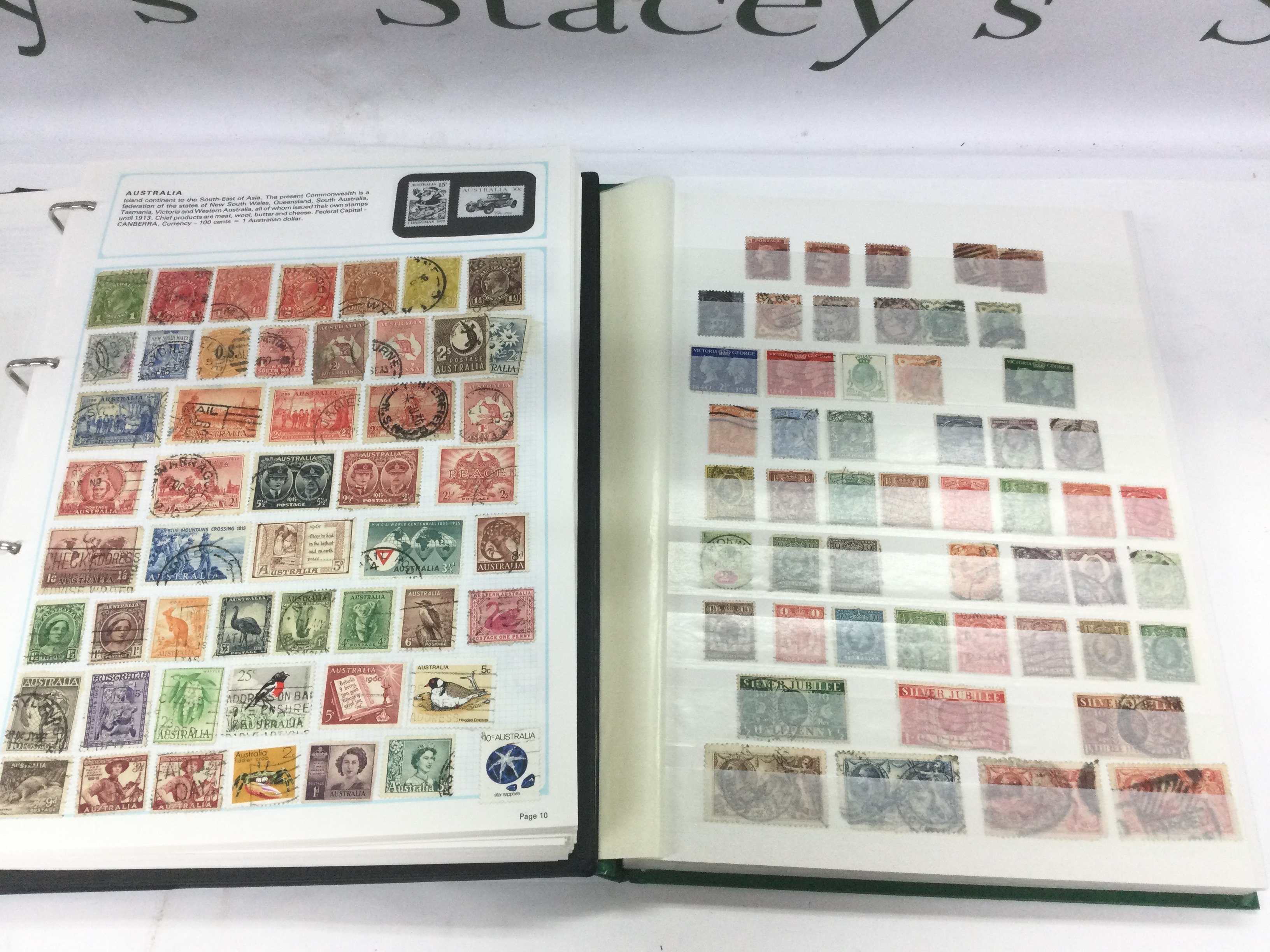 Two boxes of mixed world stamps and first day covers. Shipping category D.
