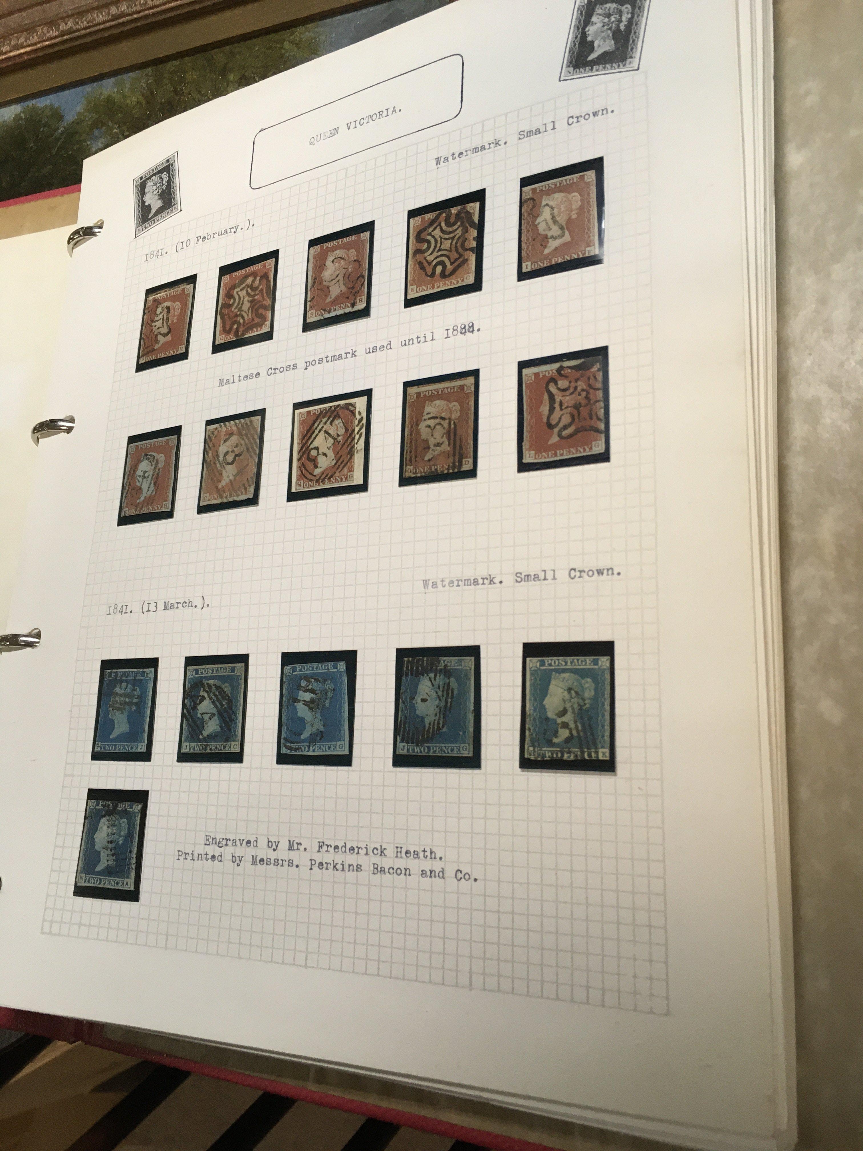 A collection of GB stamps including Victorian and latter