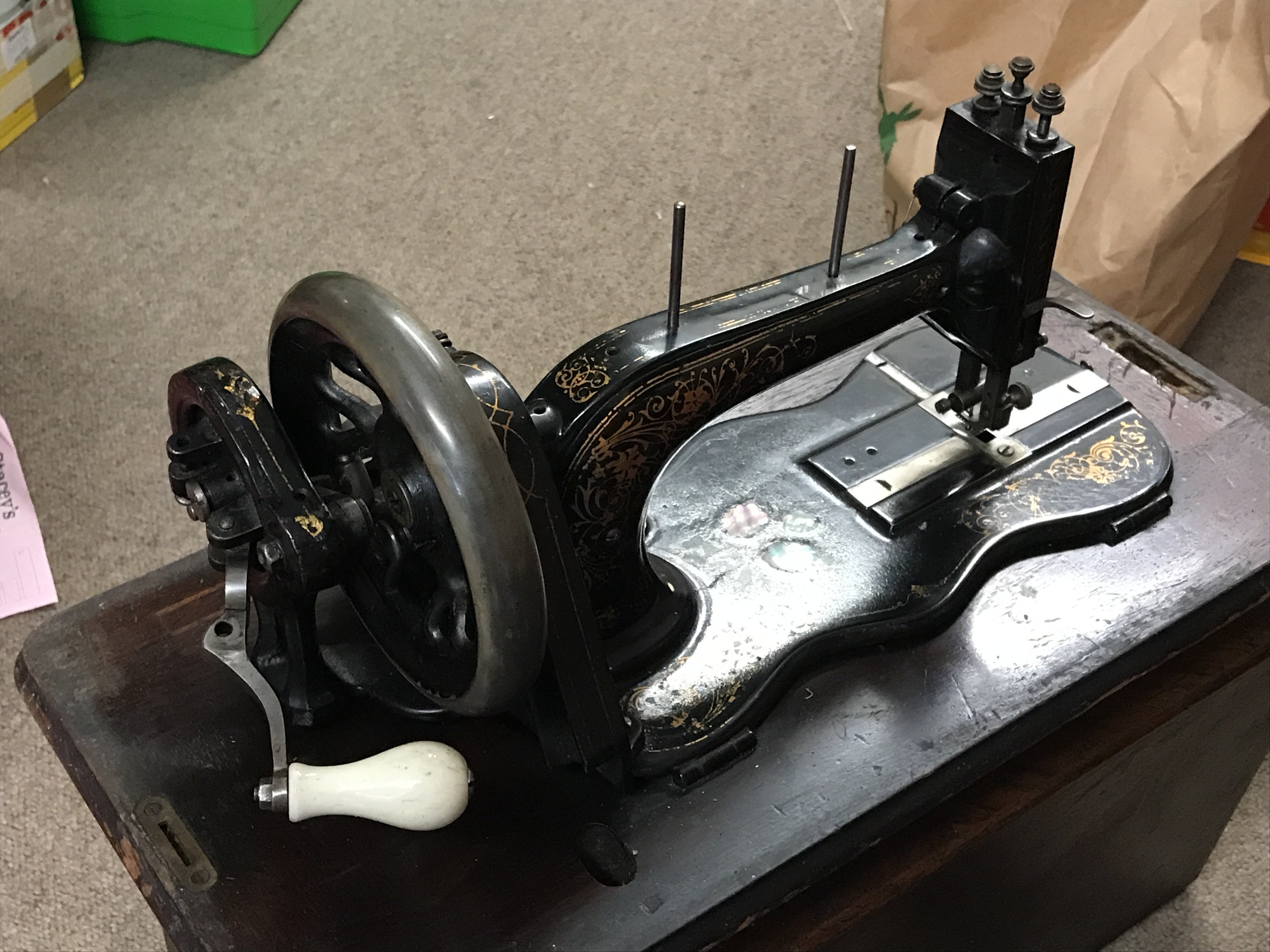 Vintage sewing machine