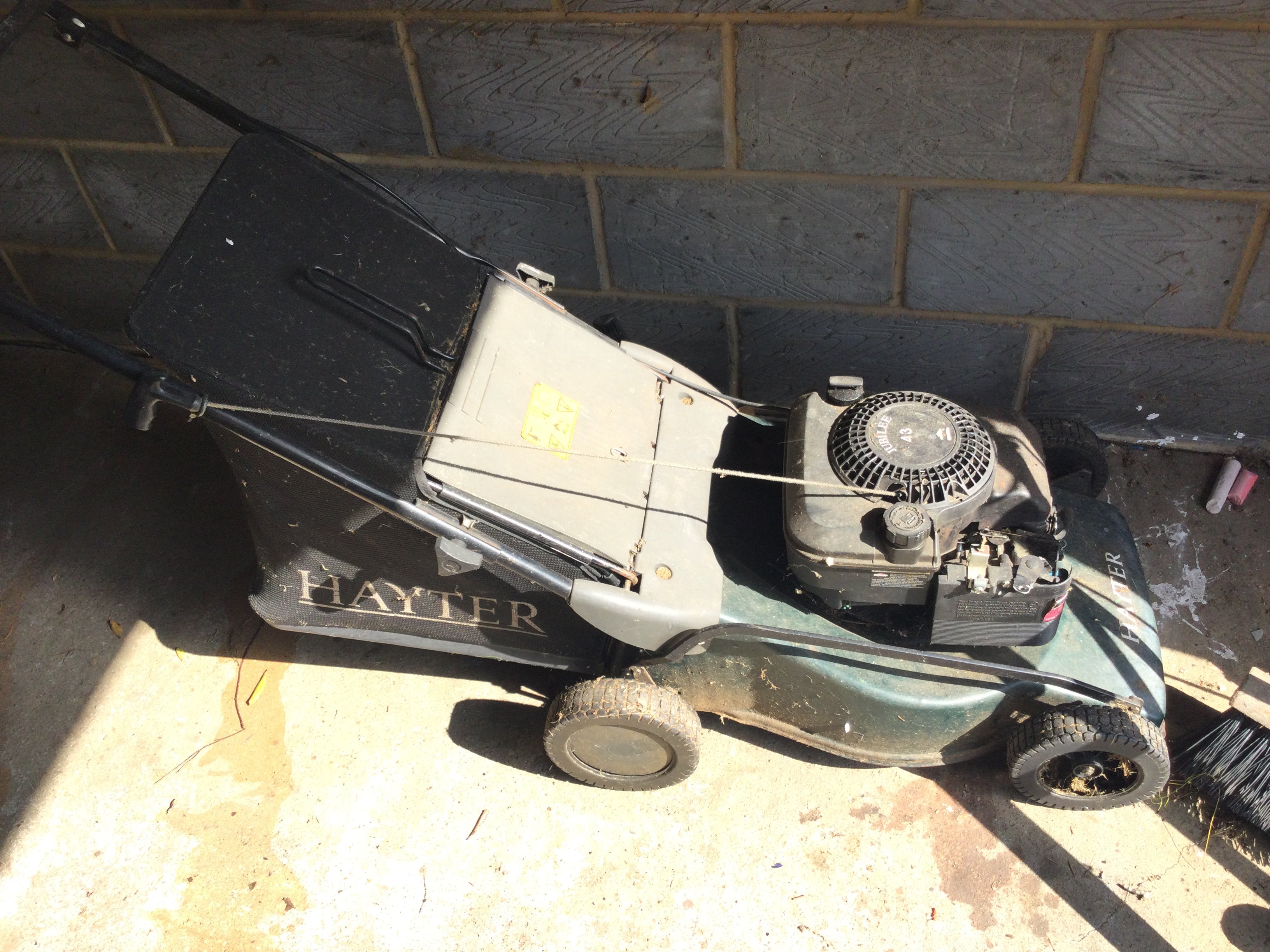 A Stihl petrol strimmer and a Hayter mower. Items sold in situ. Viewing on location in Woodham Mortimer by appointment contact office to arrange.