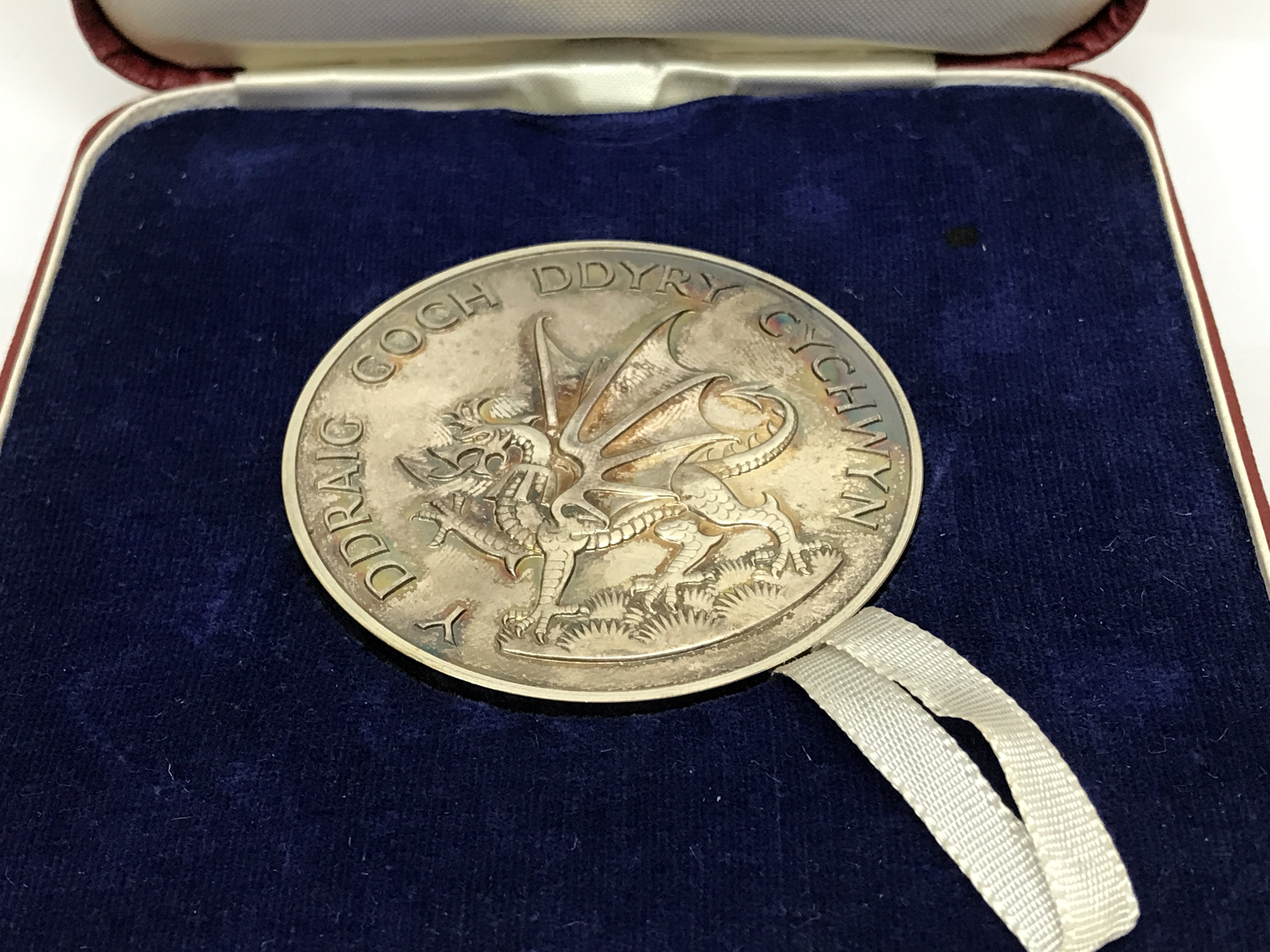 A boxed Prince of Wales investiture 1969 medal, postage catA