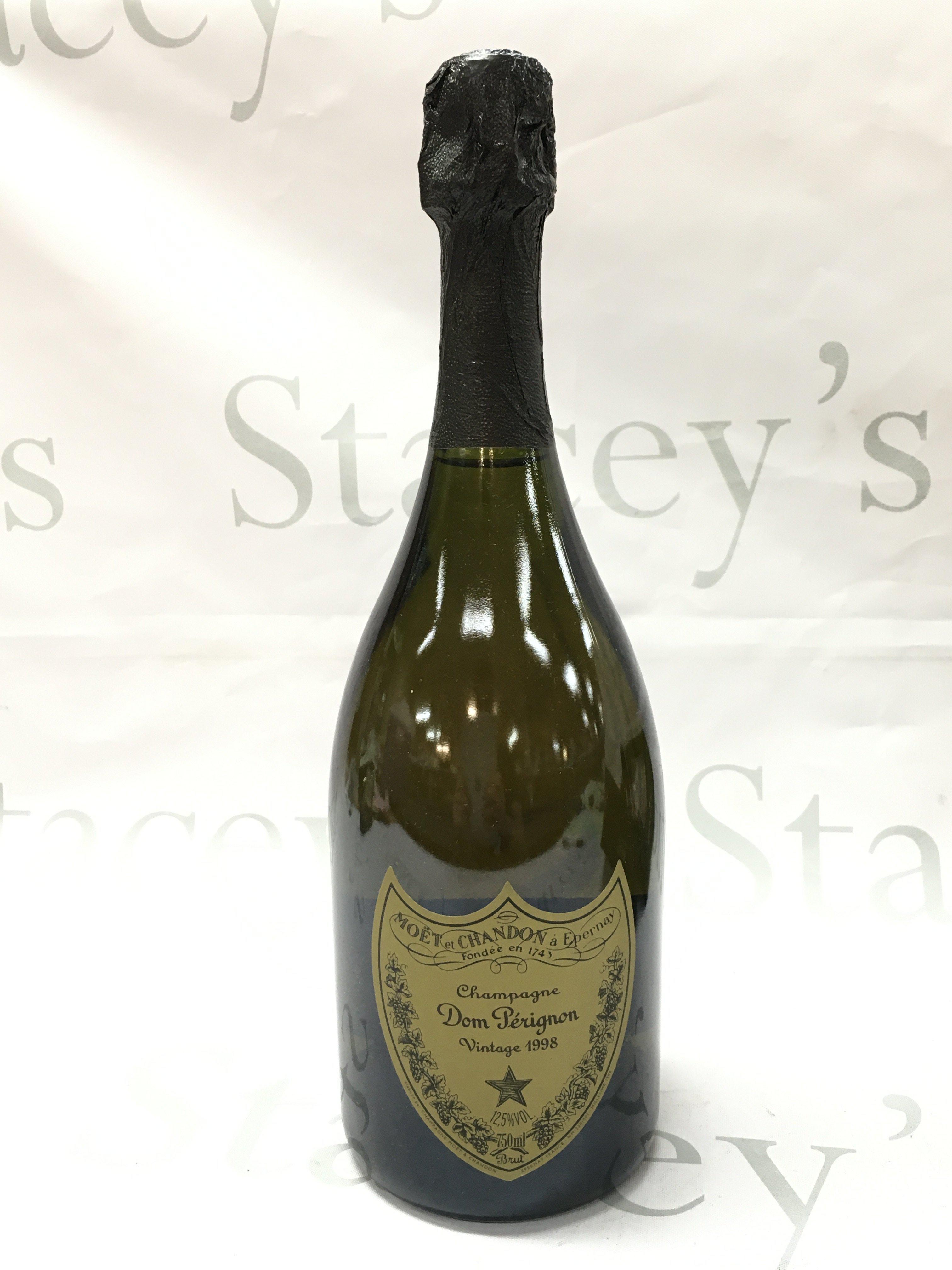 A bottle of Dom Perigon 1998. This lot cannot be posted