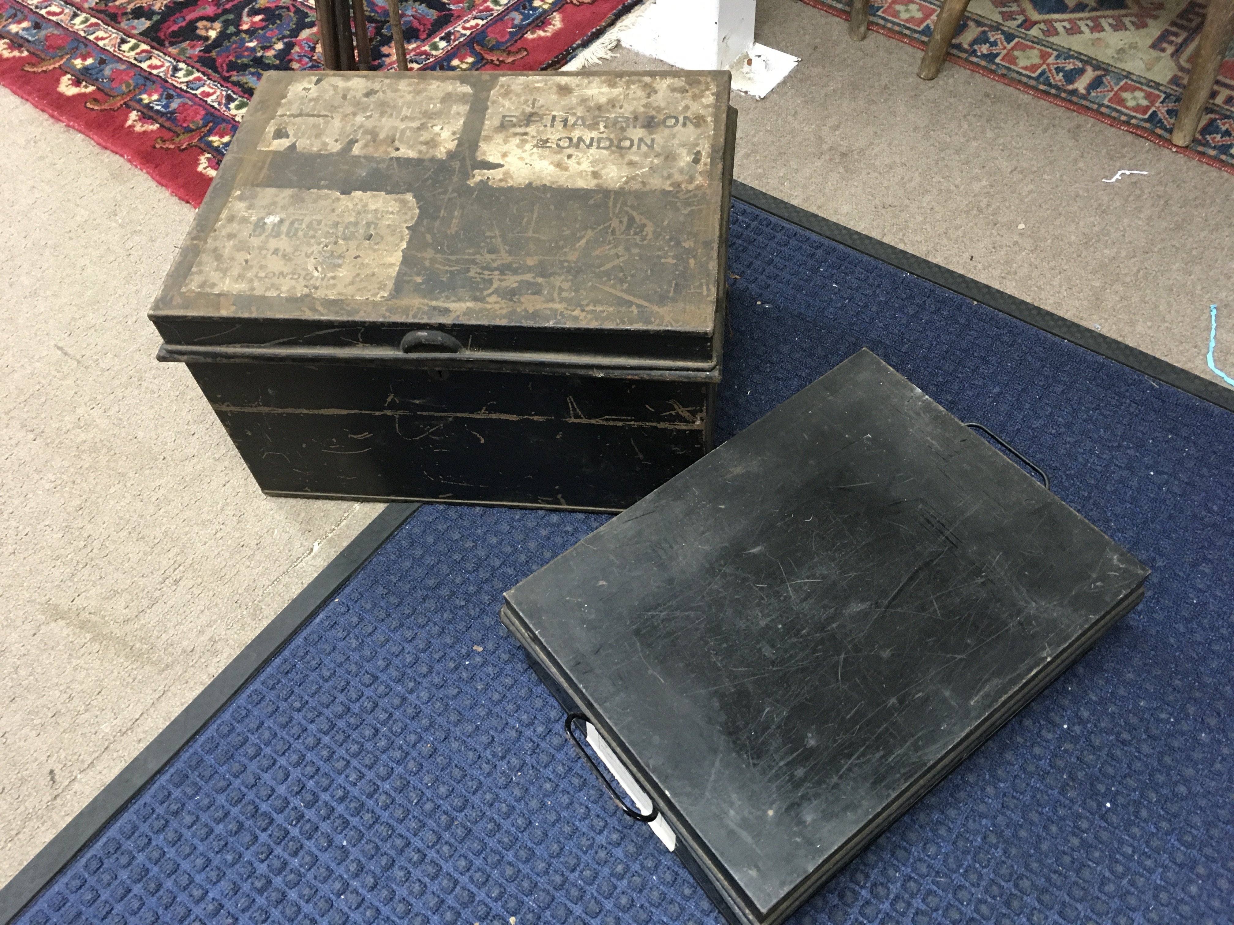 Travel/storage Boxes . NO RESERVE