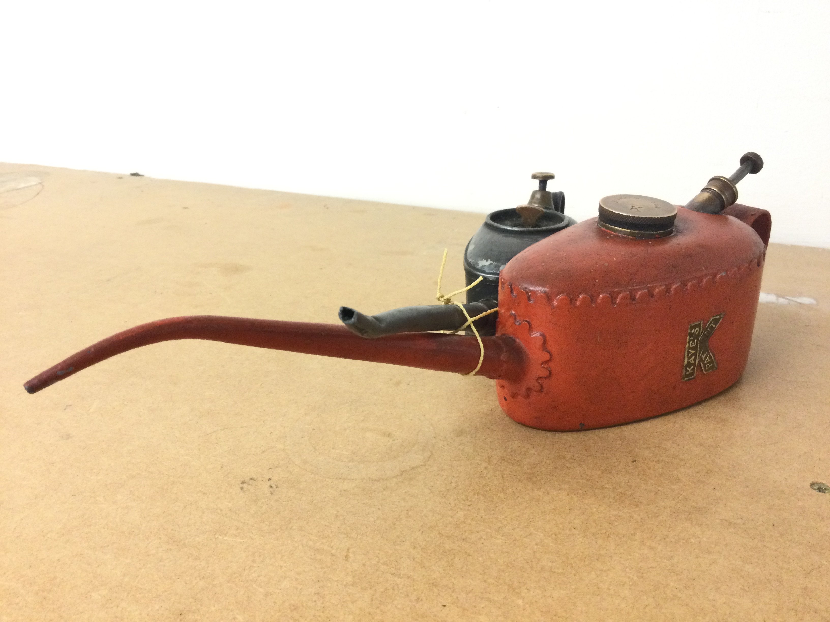 Two vintage Kayes oilers , postage category B